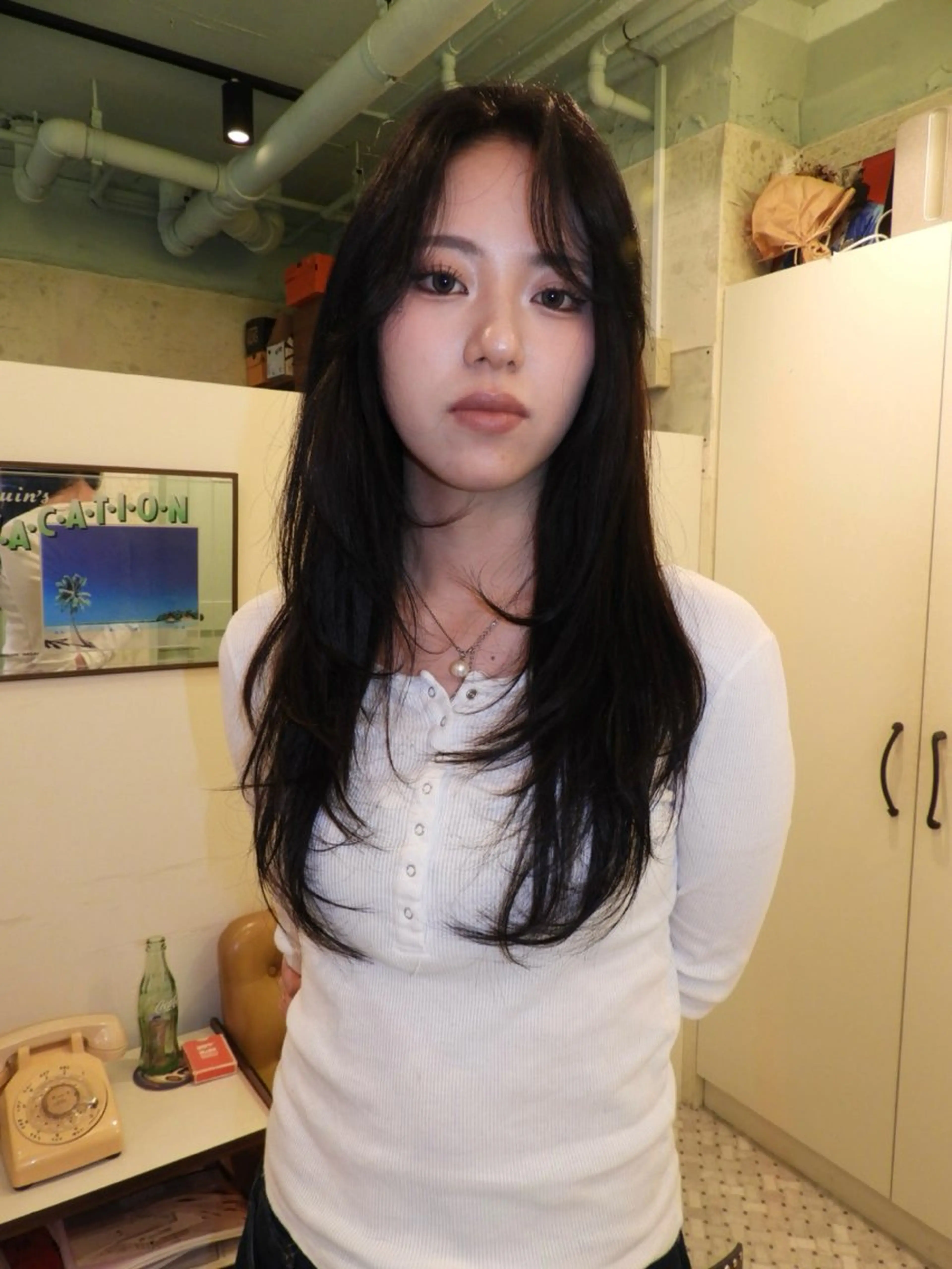 ロング 縮毛矯正 AR.MARA  hair studio所属・錦糸町.浅草蔵前 ◾️フウカのヘアスタイル