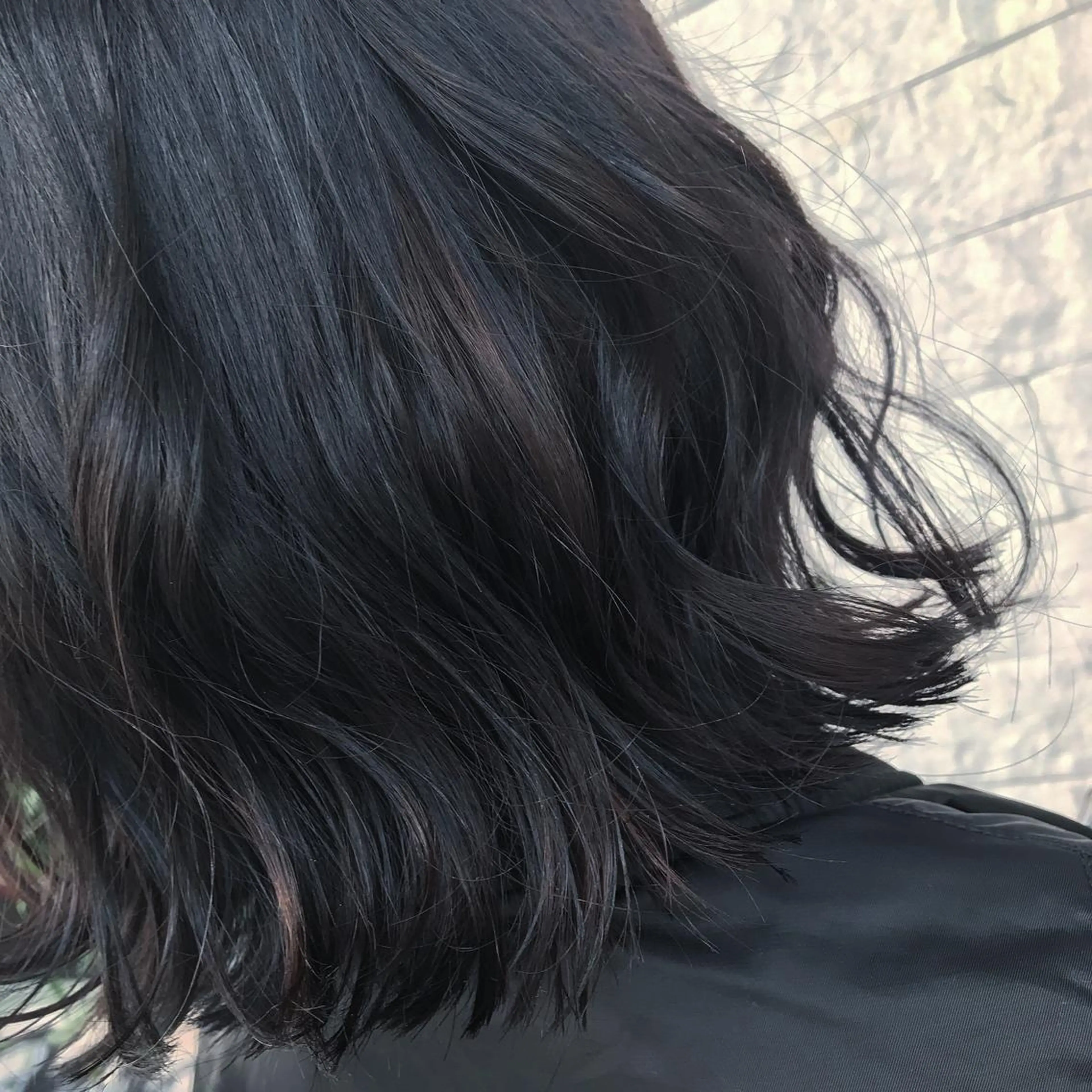 ミディアム カラー アッシュ ブラウンカラー ダークブラウン 艶カラー ⭐️田中真緒のヘアスタイル