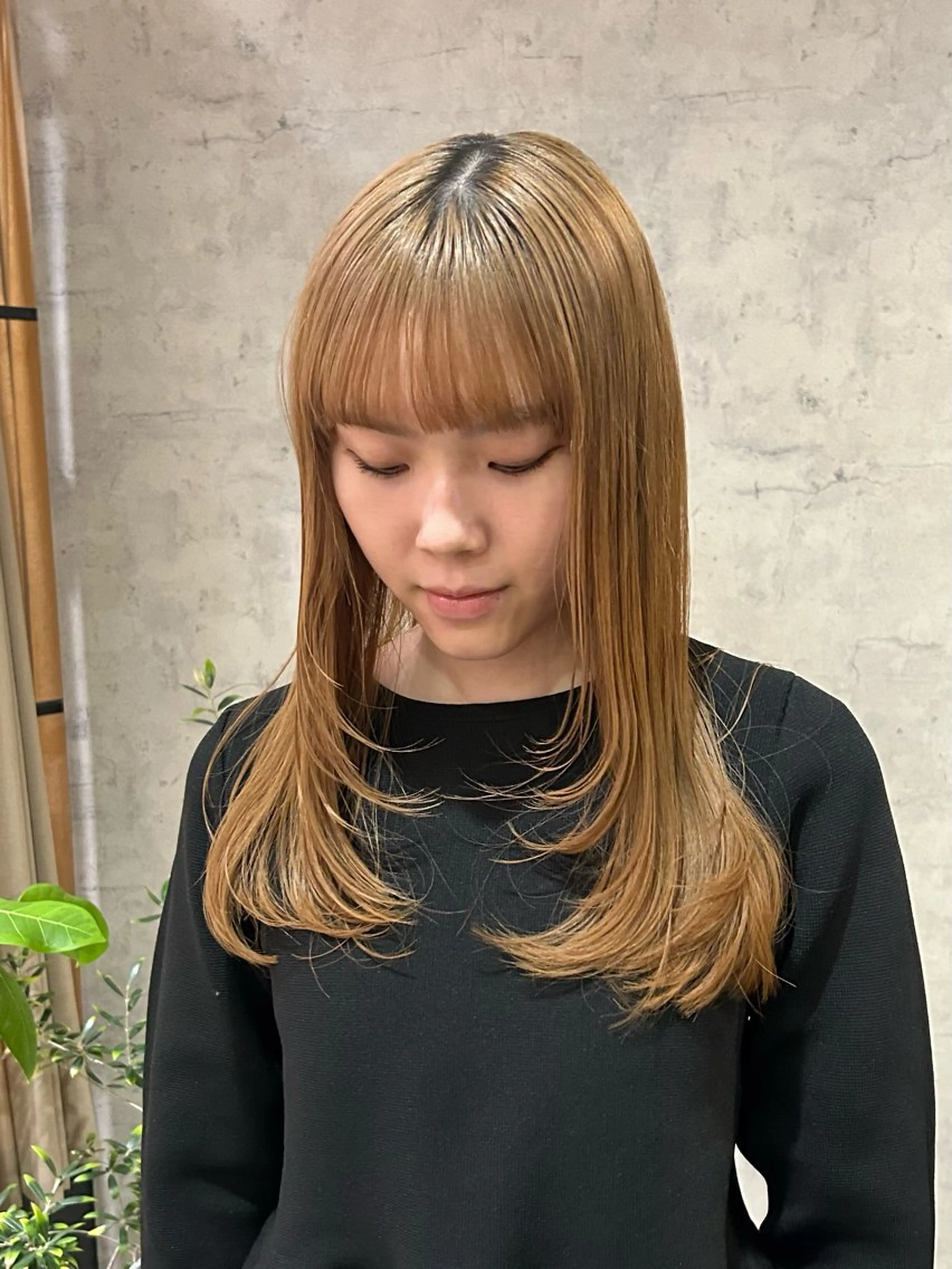 ロング ボブレイヤー/ ブリーチ/miyuuのヘアスタイル