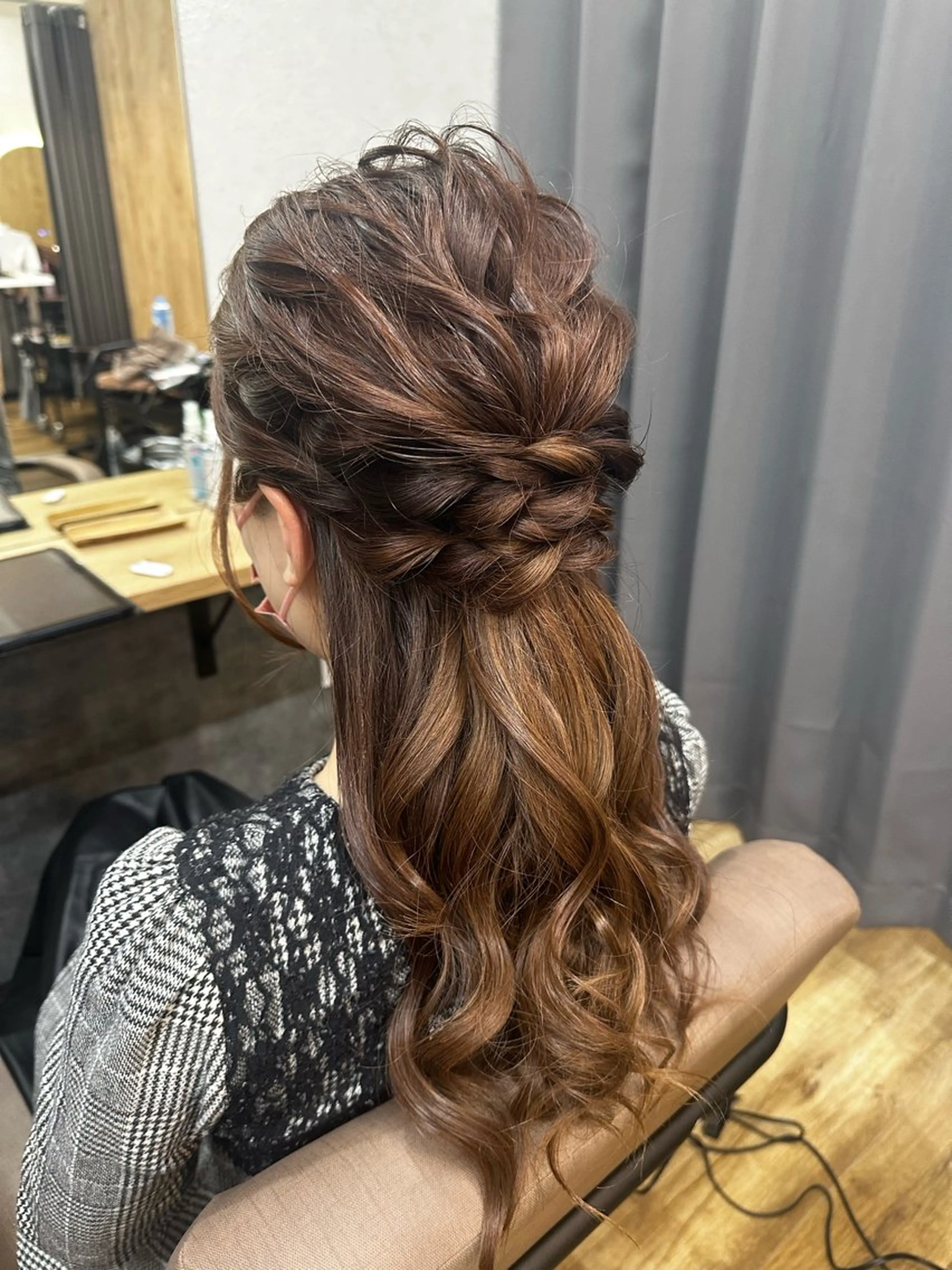 セミロング ヘアセット TELA HAIR南流山店所属・TELA HAIR Annaのヘアスタイル