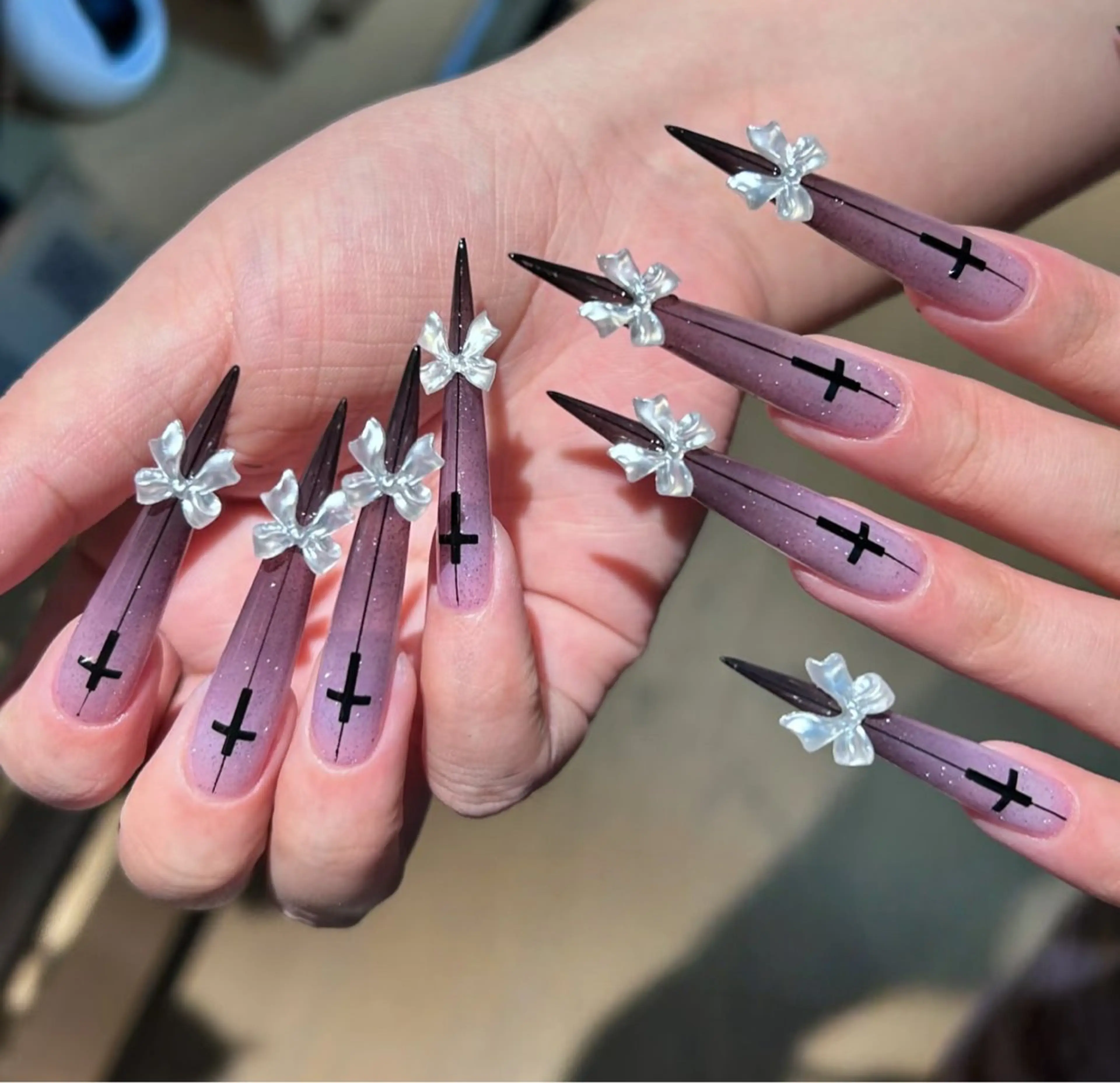 ネイル ハンドネイル 長さだし専門店 M2　rikaのネイルデザイン