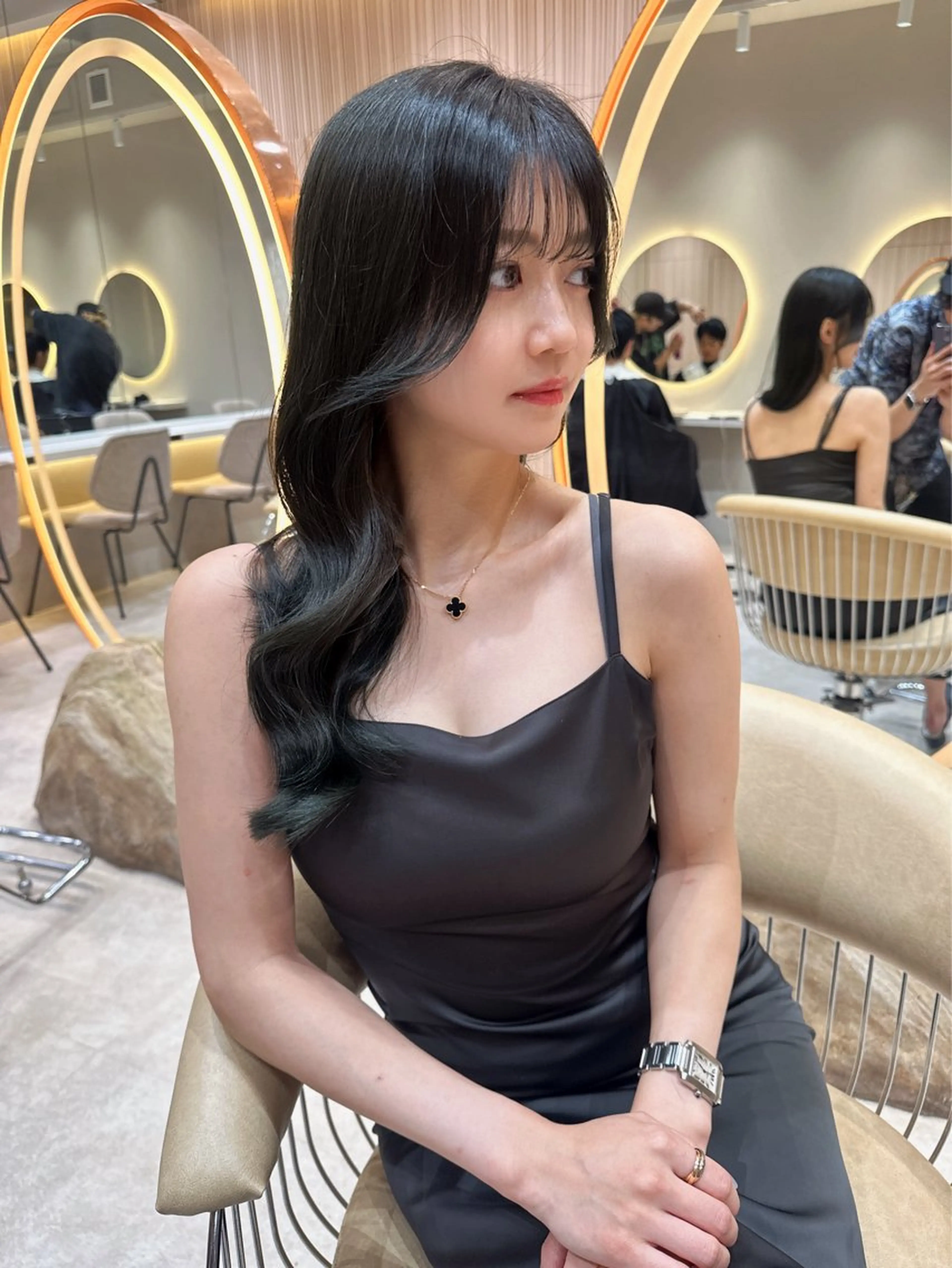 セミロング カラー カット ヘアカラー トリートメント レイヤー❣️縮毛矯正 川村利幸のヘアスタイル