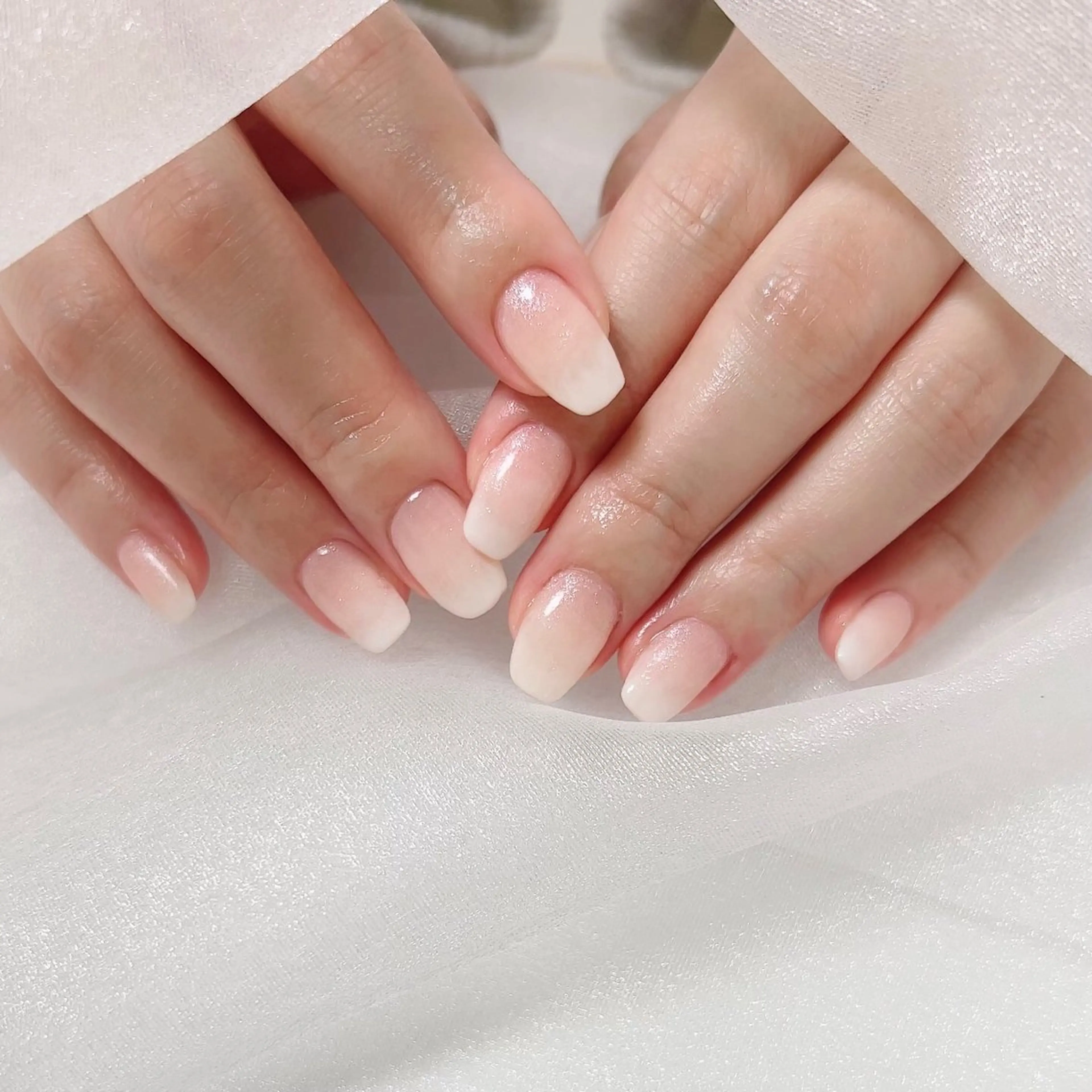 ネイル ハンドネイル 自爪育成ネイルケア Lena nailのネイルデザイン