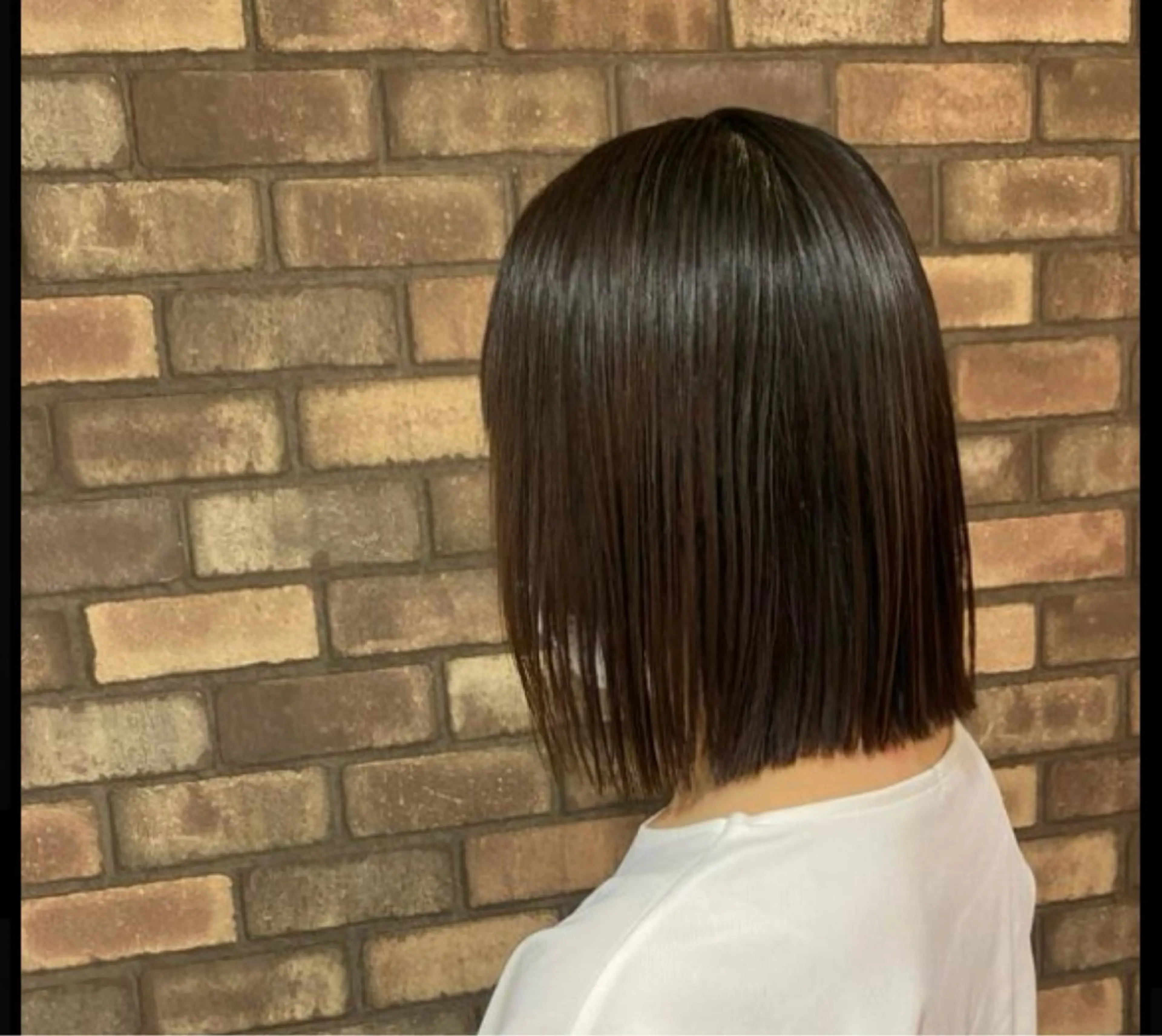 ミディアム 縮毛矯正 染谷 玲花のヘアスタイル