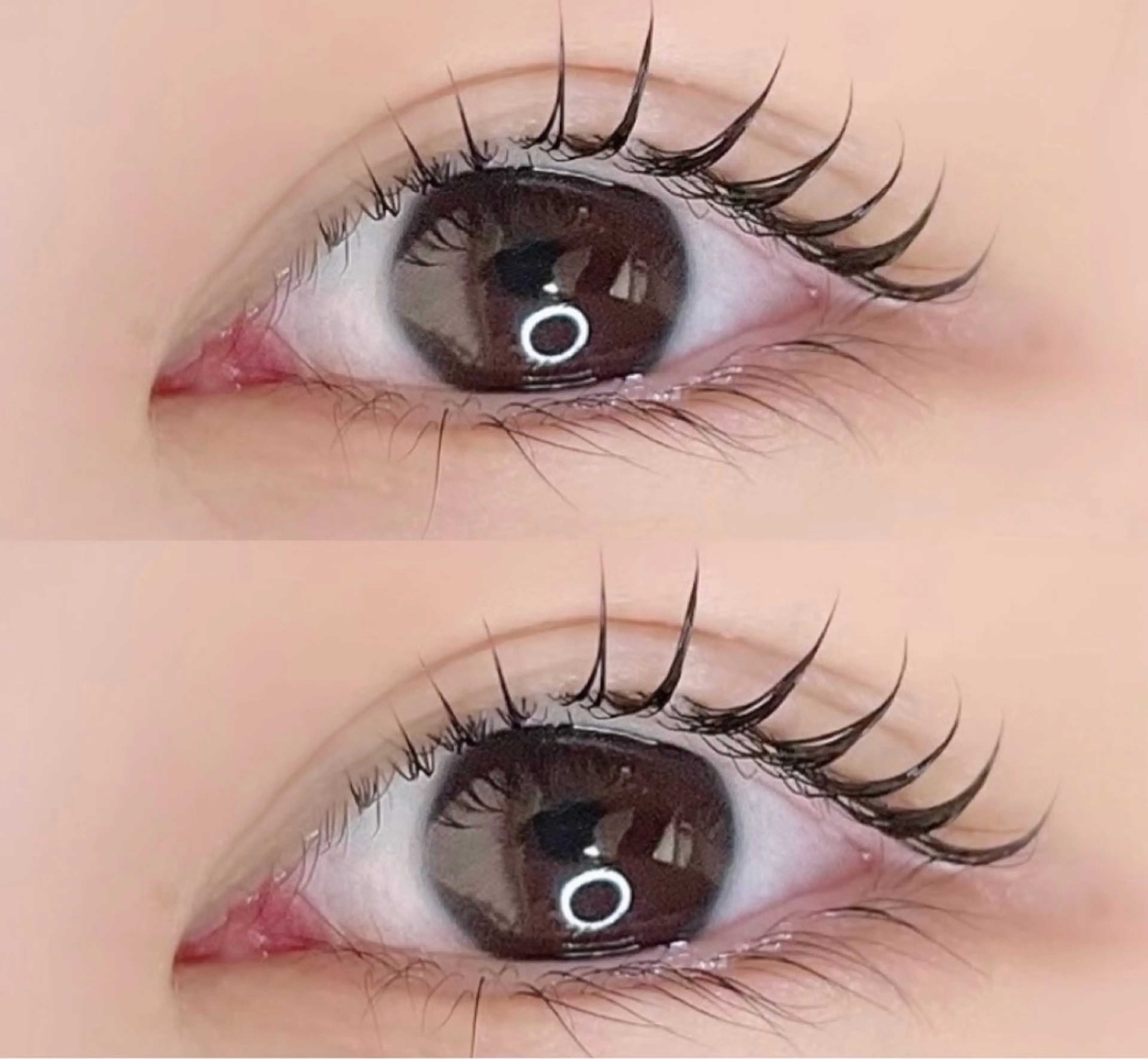 マツエク・マツパ まつげパーマ eve🐰束間まつ毛 /透明感カラーのヘアスタイル