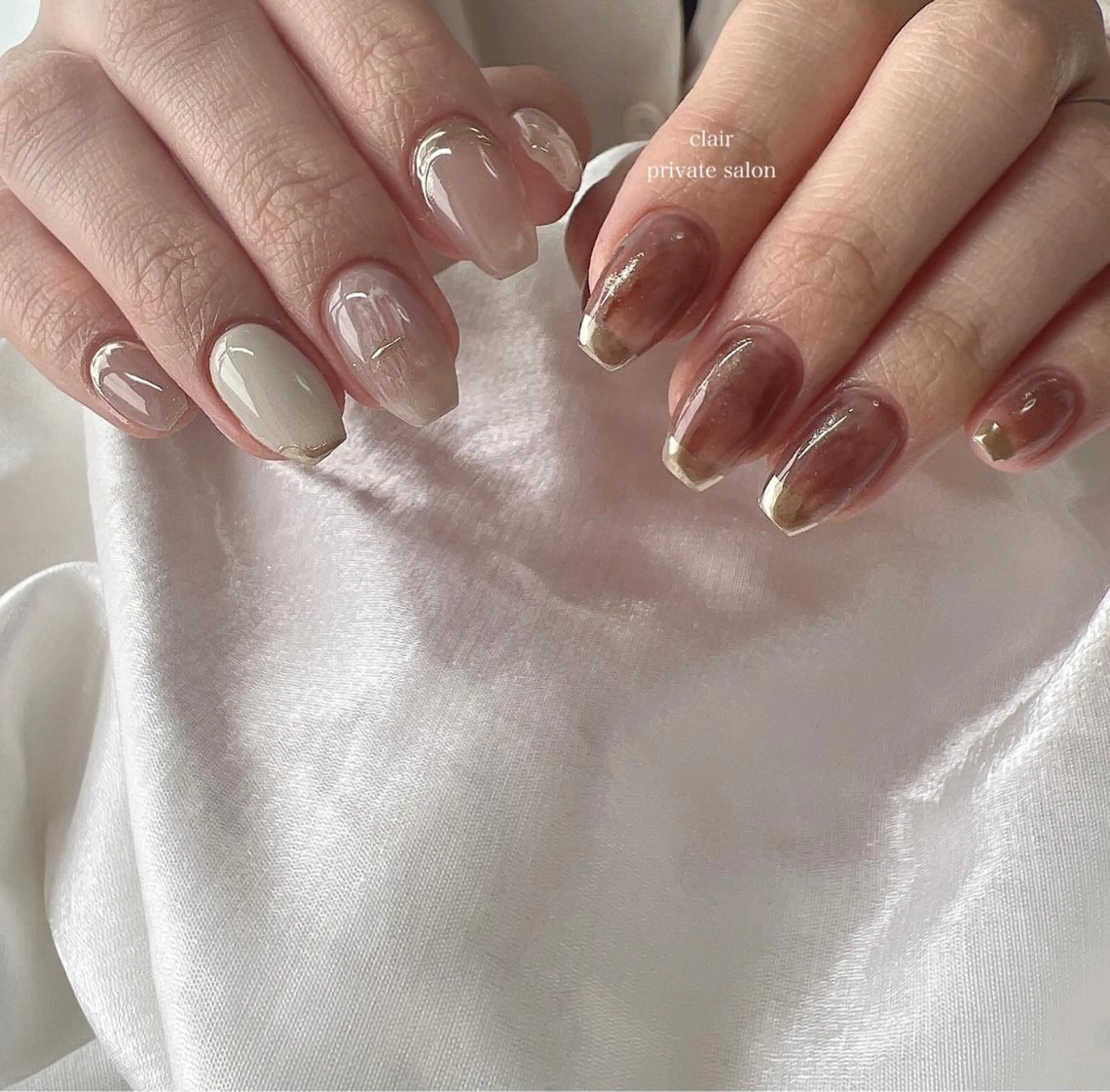 ネイル ハンドネイル ハンドケア nail salon una.のネイルデザイン