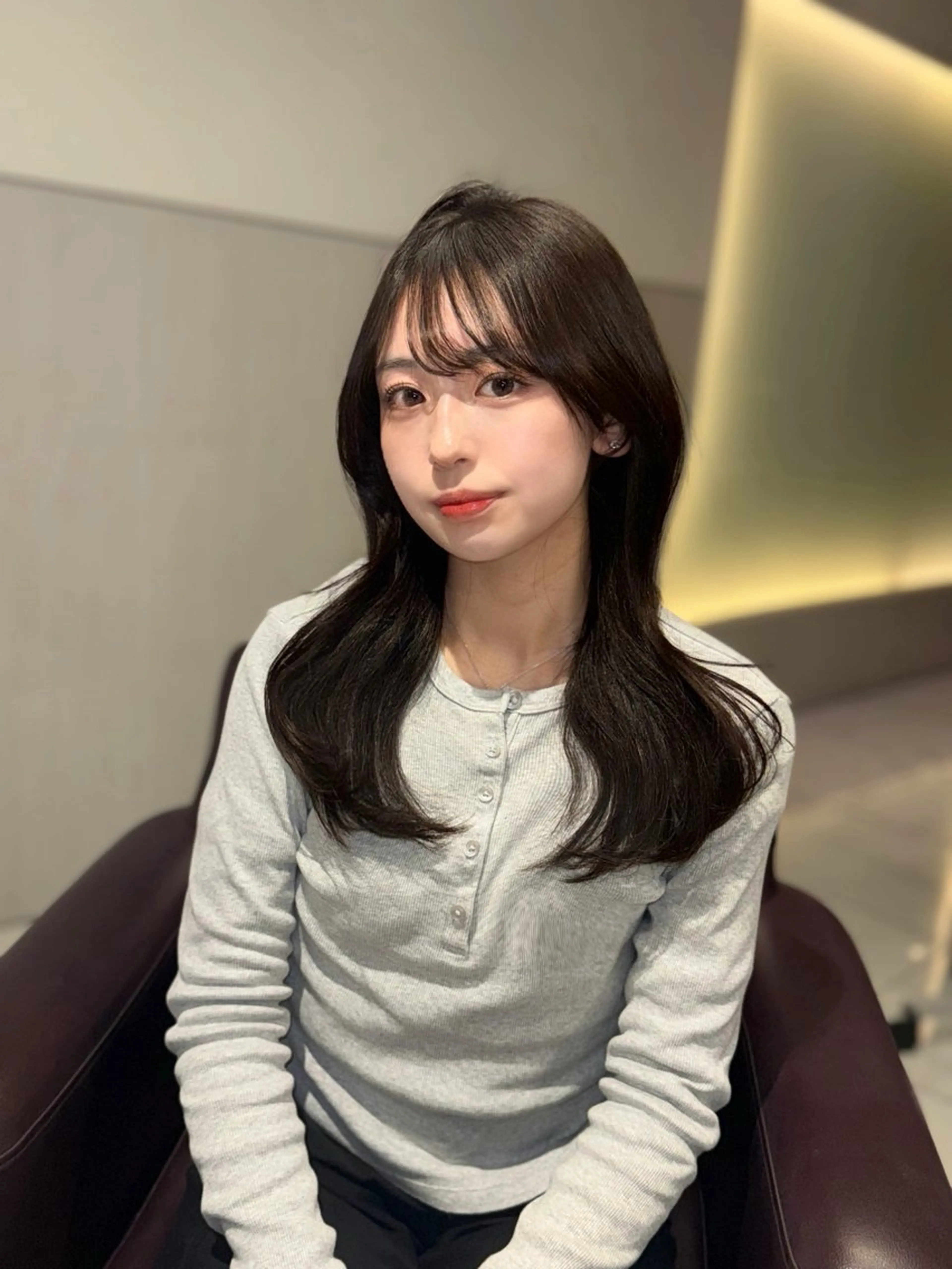 セミロング カット トリートメント karina🌿レイ ヤーカット/髪質改善のヘアスタイル