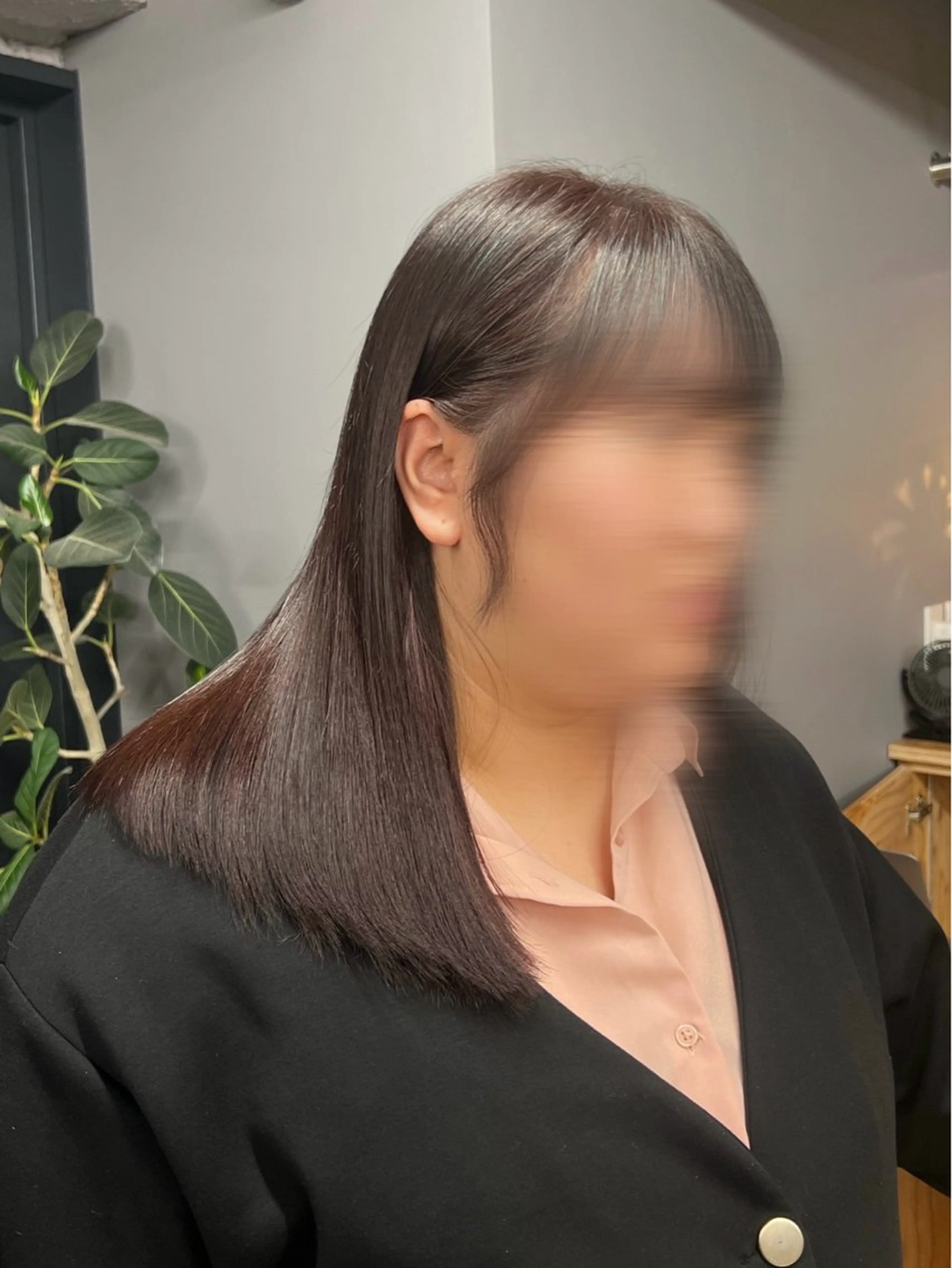 セミロング カラー 顔周りカット 小顔カット 【 en 】 ✧︎︎橋本 優奈✧︎のヘアスタイル