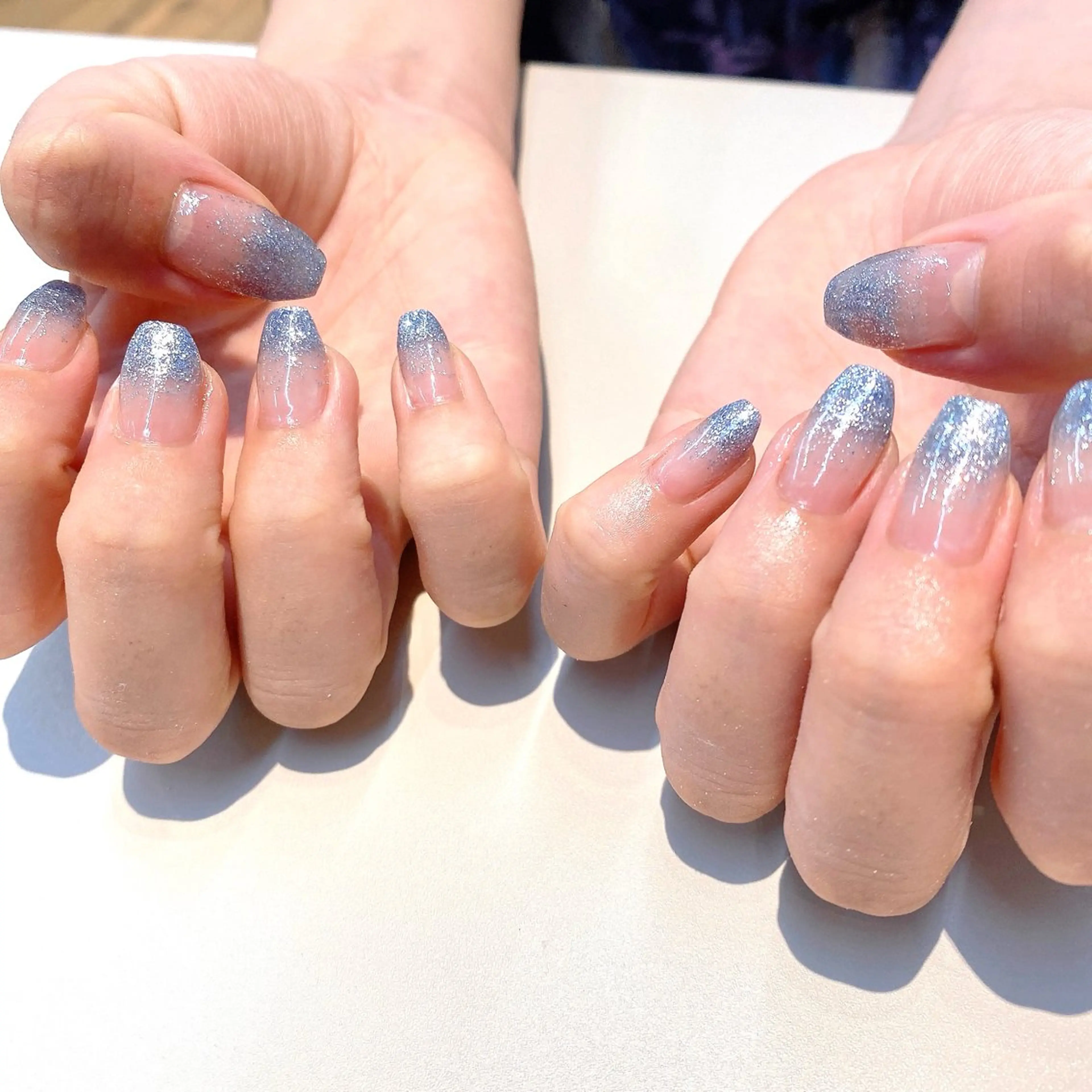 ネイル グラデーション ラメ(グリッター) ラメグラデーション 久屋大通DEE Iwahashiのネイルデザイン