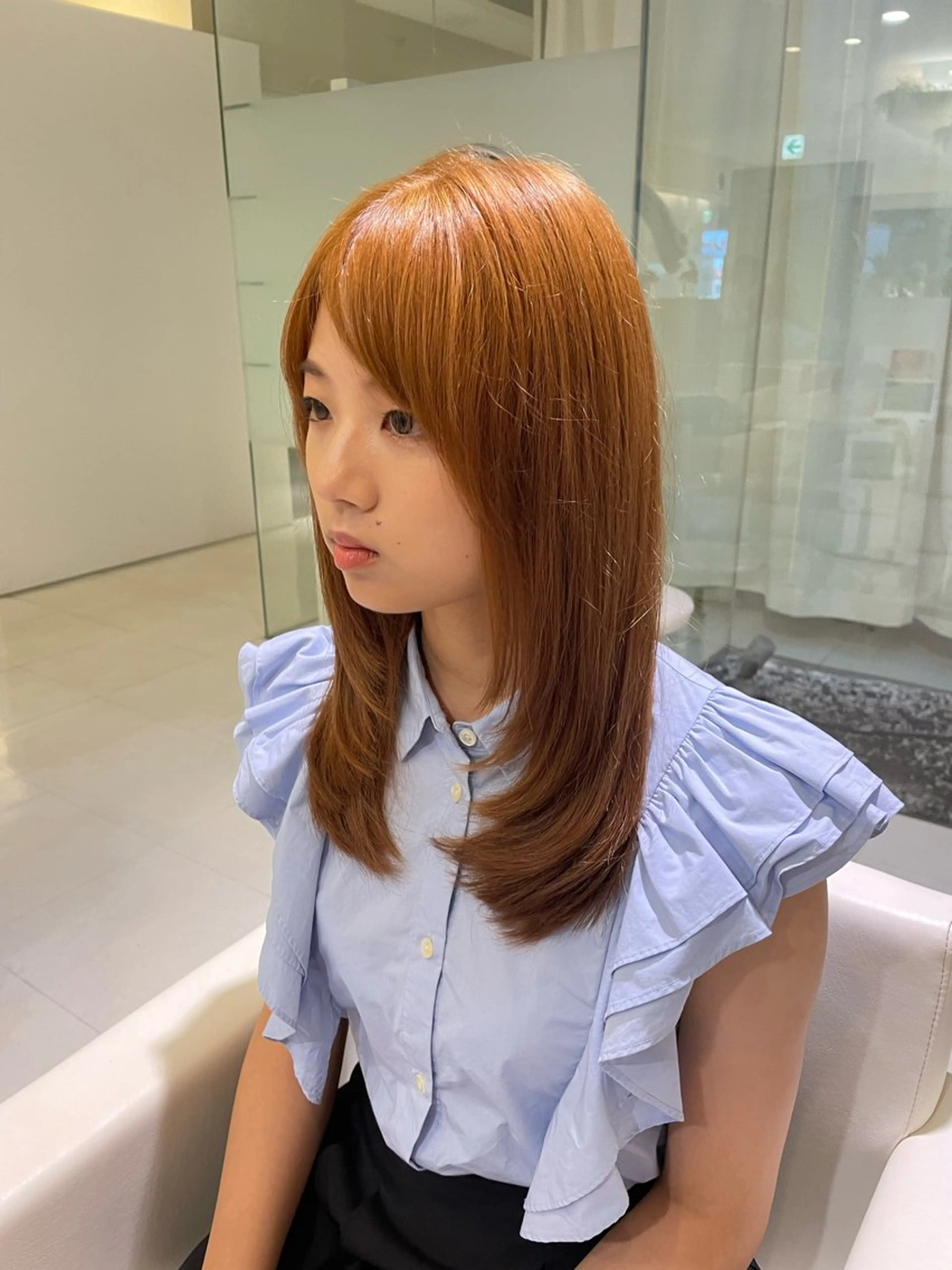 ロング レイヤーカット WISTARIAFIELD Villa所属・WISTARIA FIELD坂本結希奈のヘアスタイル