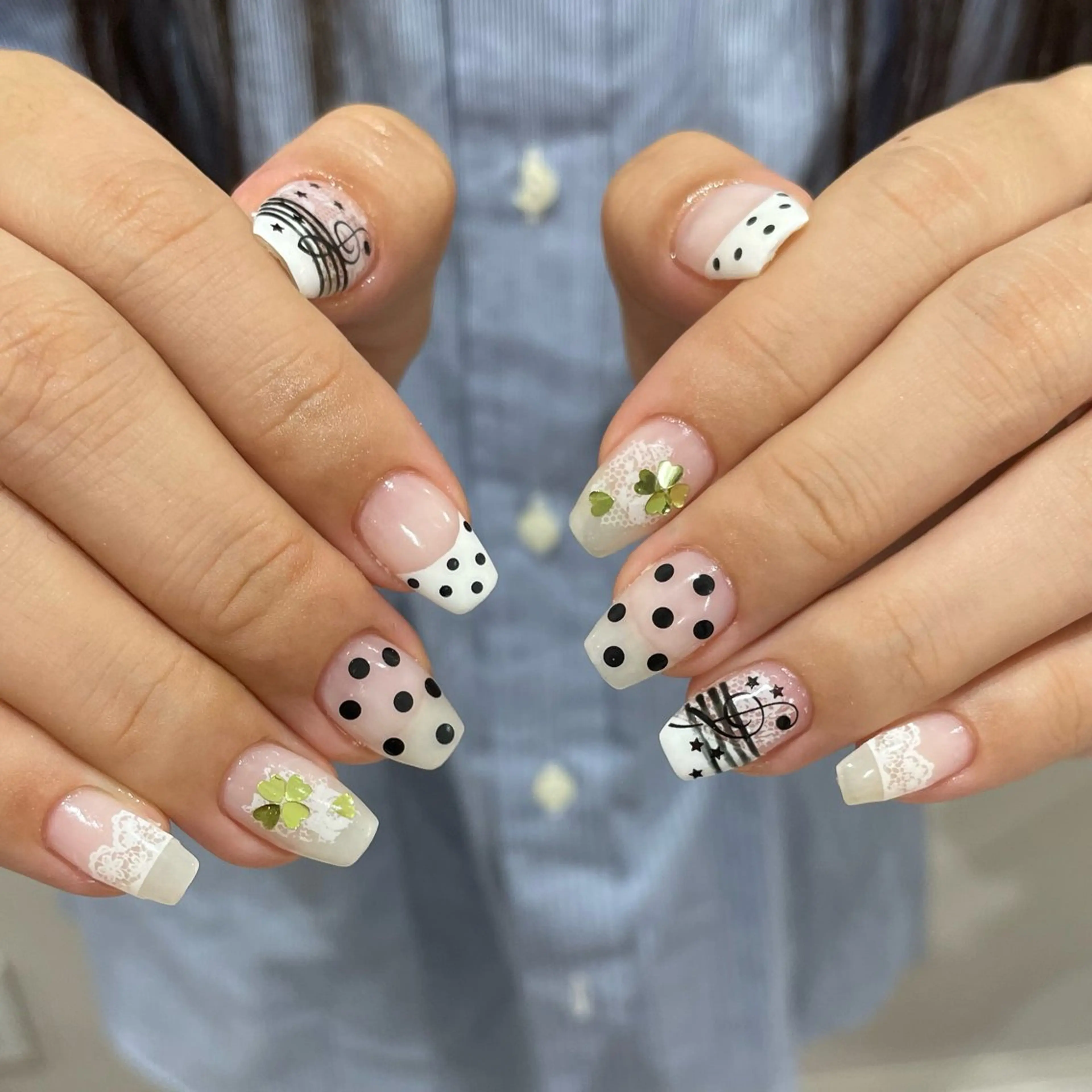 ネイル ハンドネイル GO TODAY 吉祥寺Glint所属・うの 韓国ﾈｲﾙ໒꒱⋆⭒˚のネイルデザイン