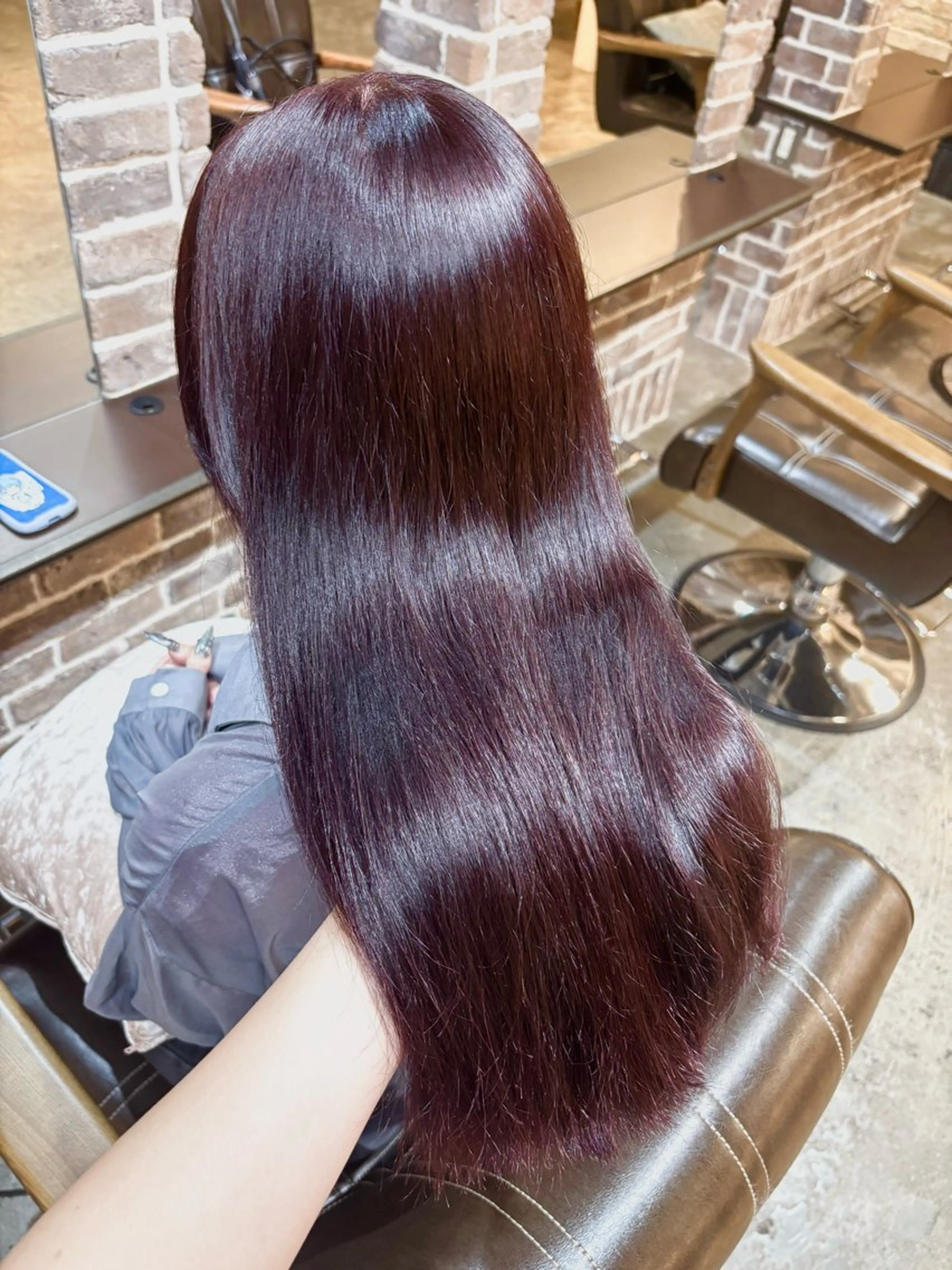 透明感カラー&ベーストリートメントの写真