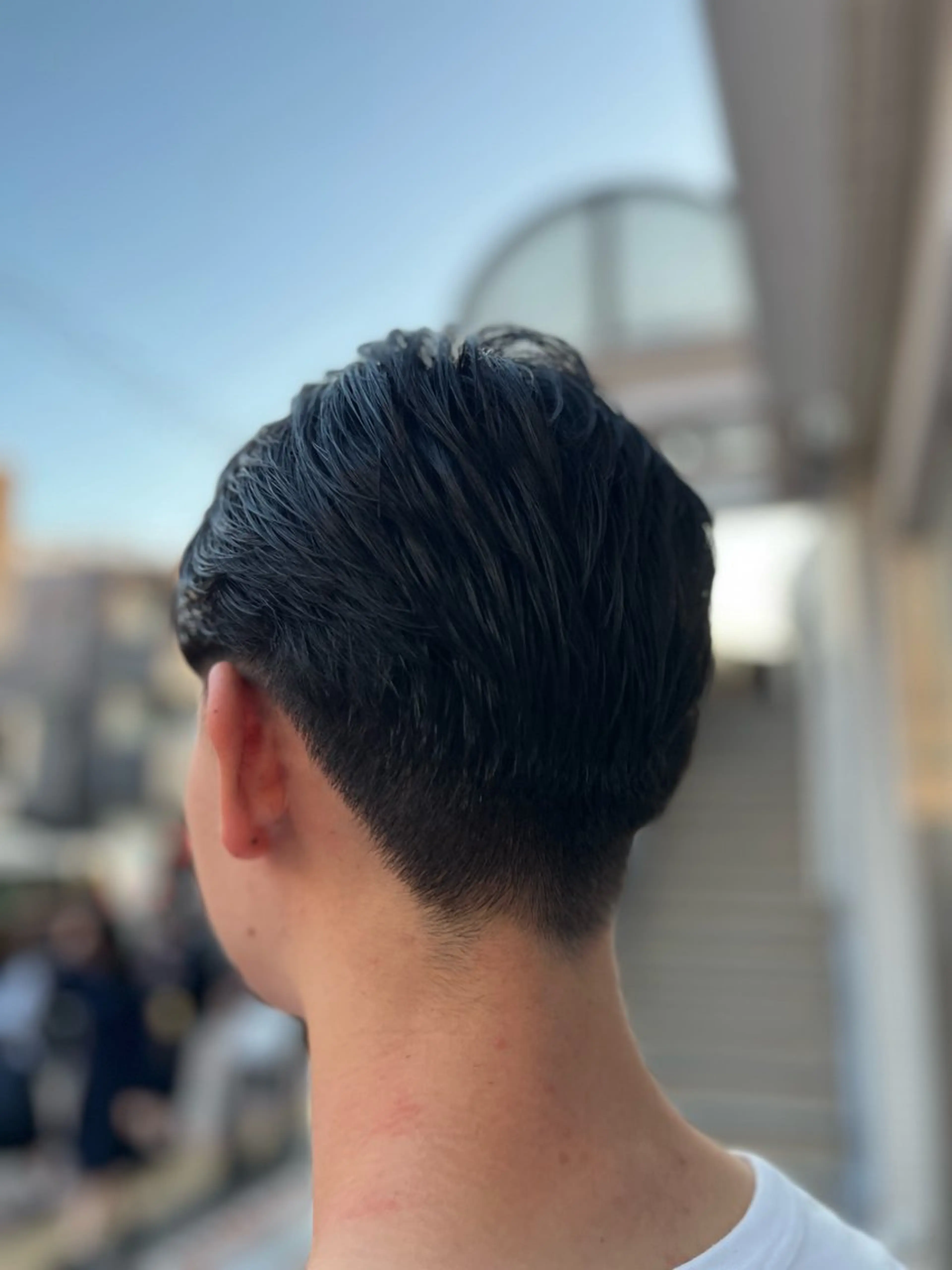 ショート メンズ 学生（メンズ向け） 刈り上げ 学生 🥀ダブルカラー/ 艶カラー🥀ユイキのヘアスタイル