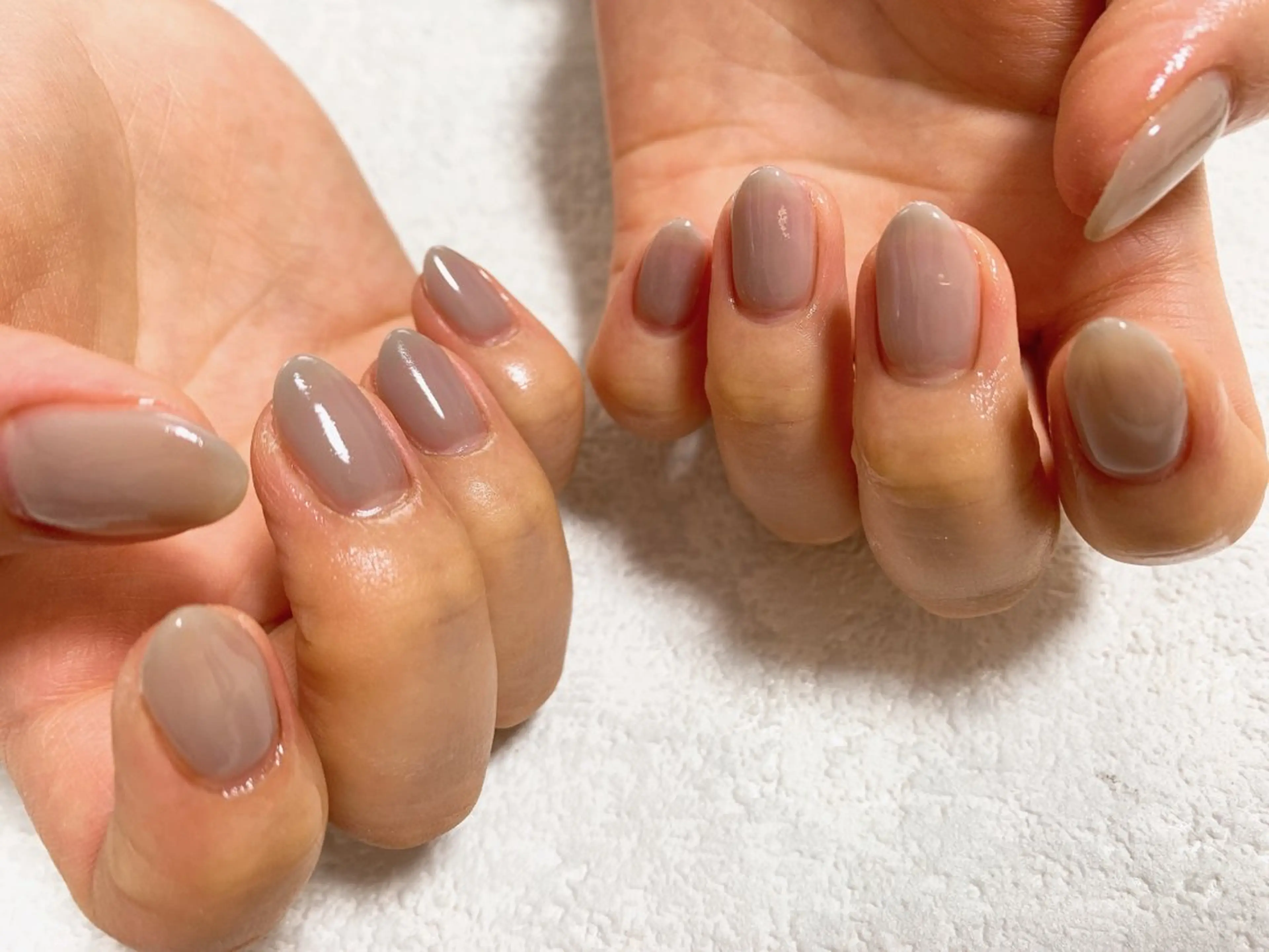 ネイル ジェルネイル 韓国ネイル メンズネイル ワンカラーネイル パラジェル kiki nail たまプラーザのネイルデザイン