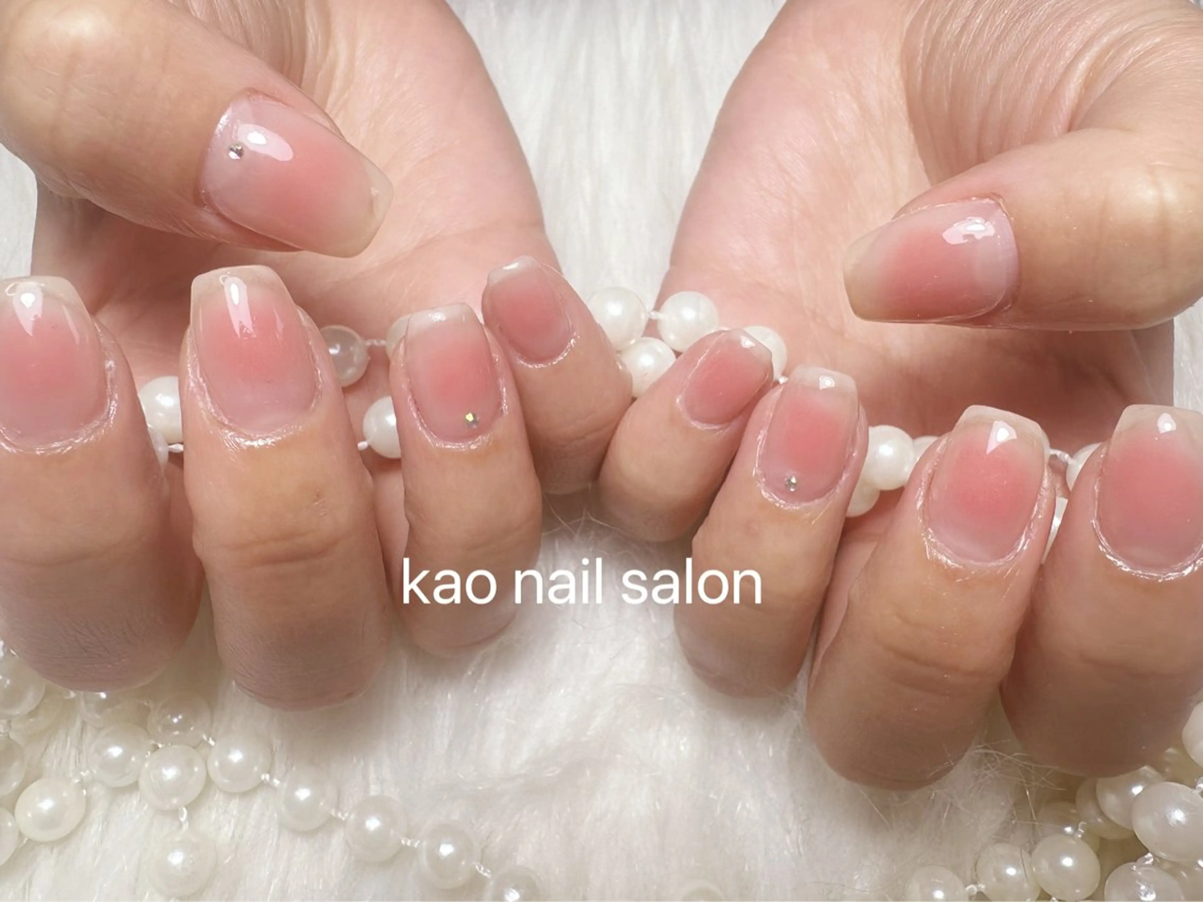 ネイル ハンドネイル kao nail マグネット/長さだしのネイルデザイン