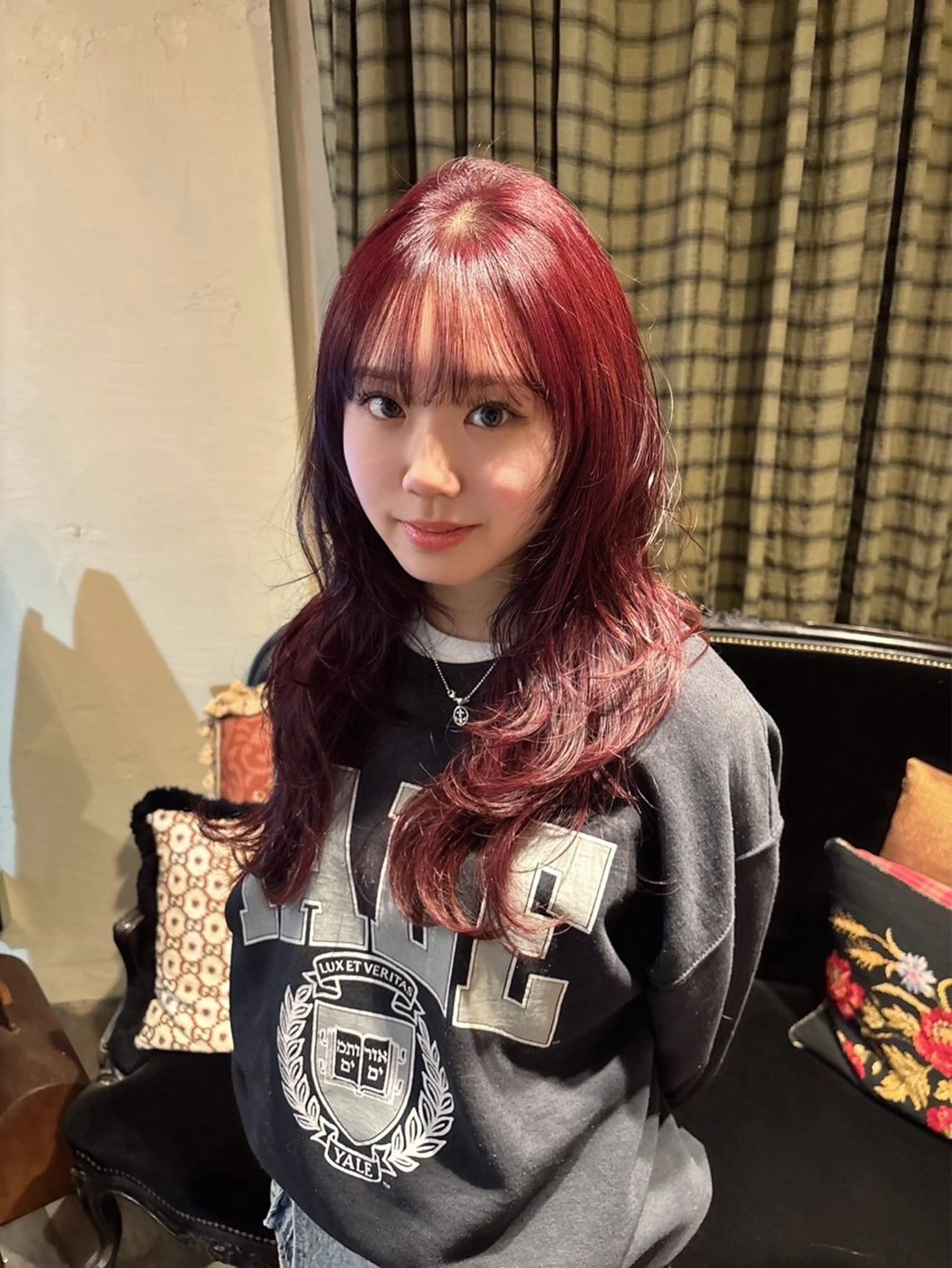 ロング CHIHO💚羽エク /マツエクのヘアスタイル