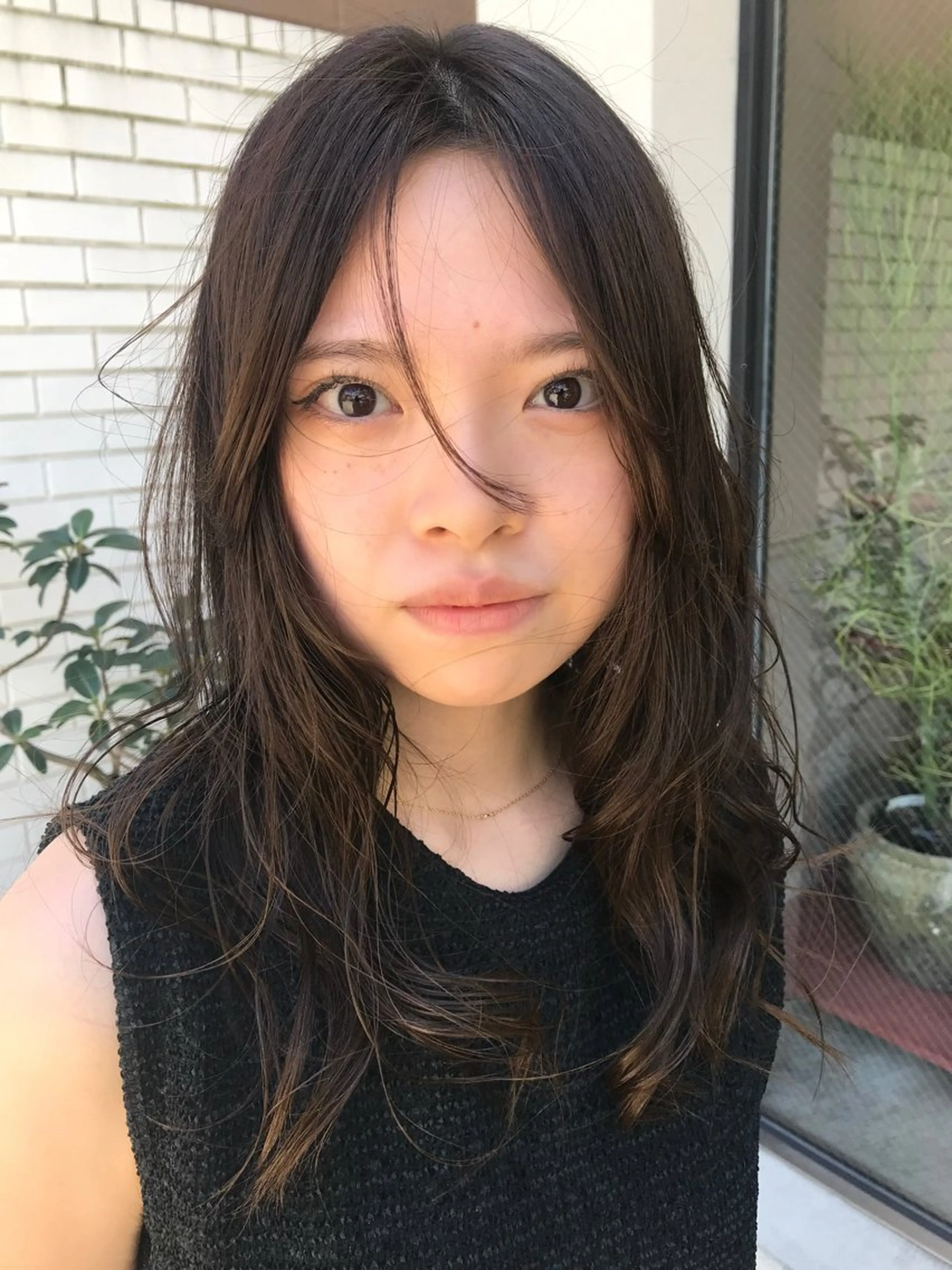 ロング 兼松 佑華のヘアスタイル