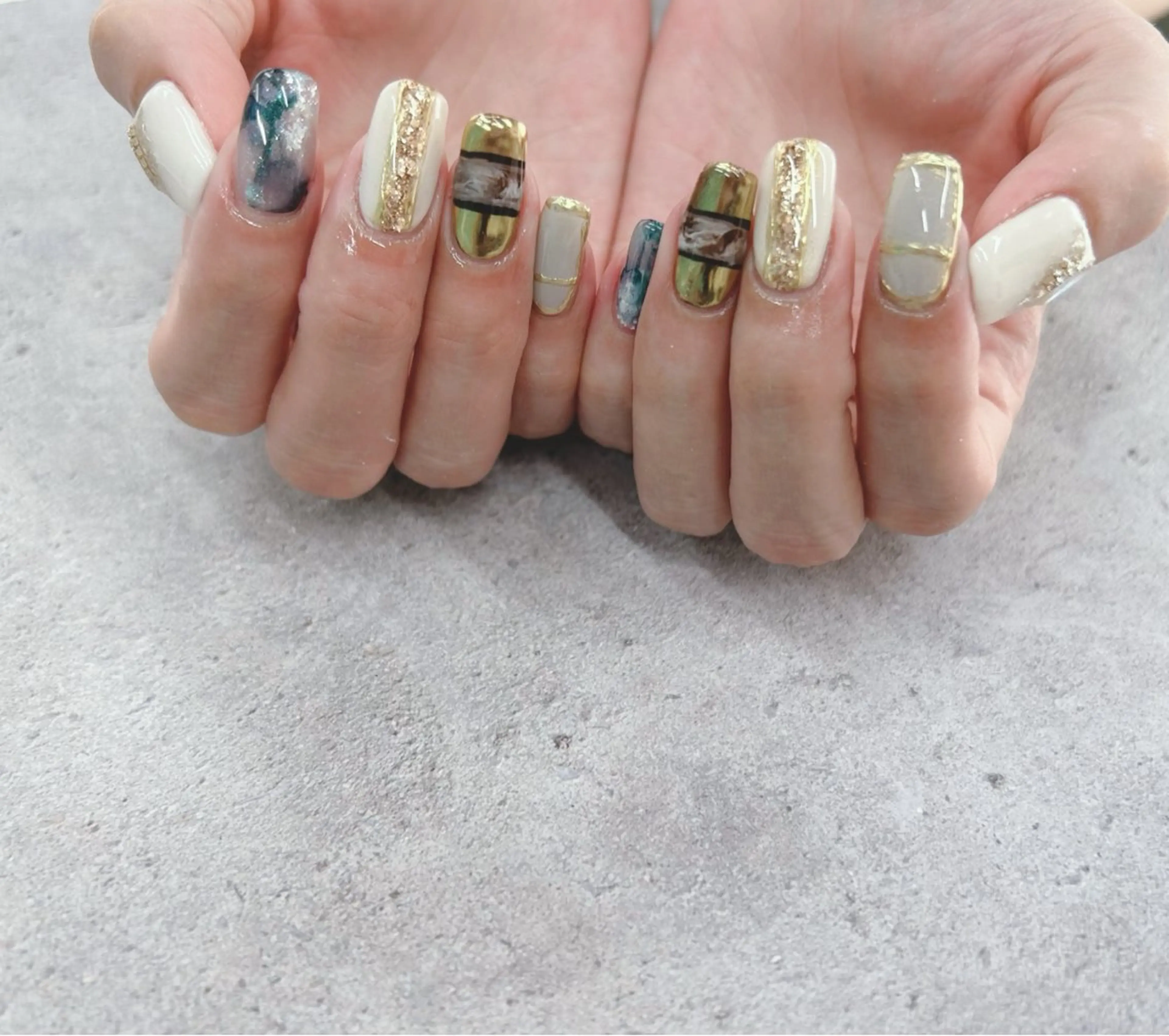 ネイル ニュアンスネイル ハンドネイル Nail Salon agré所属・agré ネイルサロン　アグレのネイルデザイン