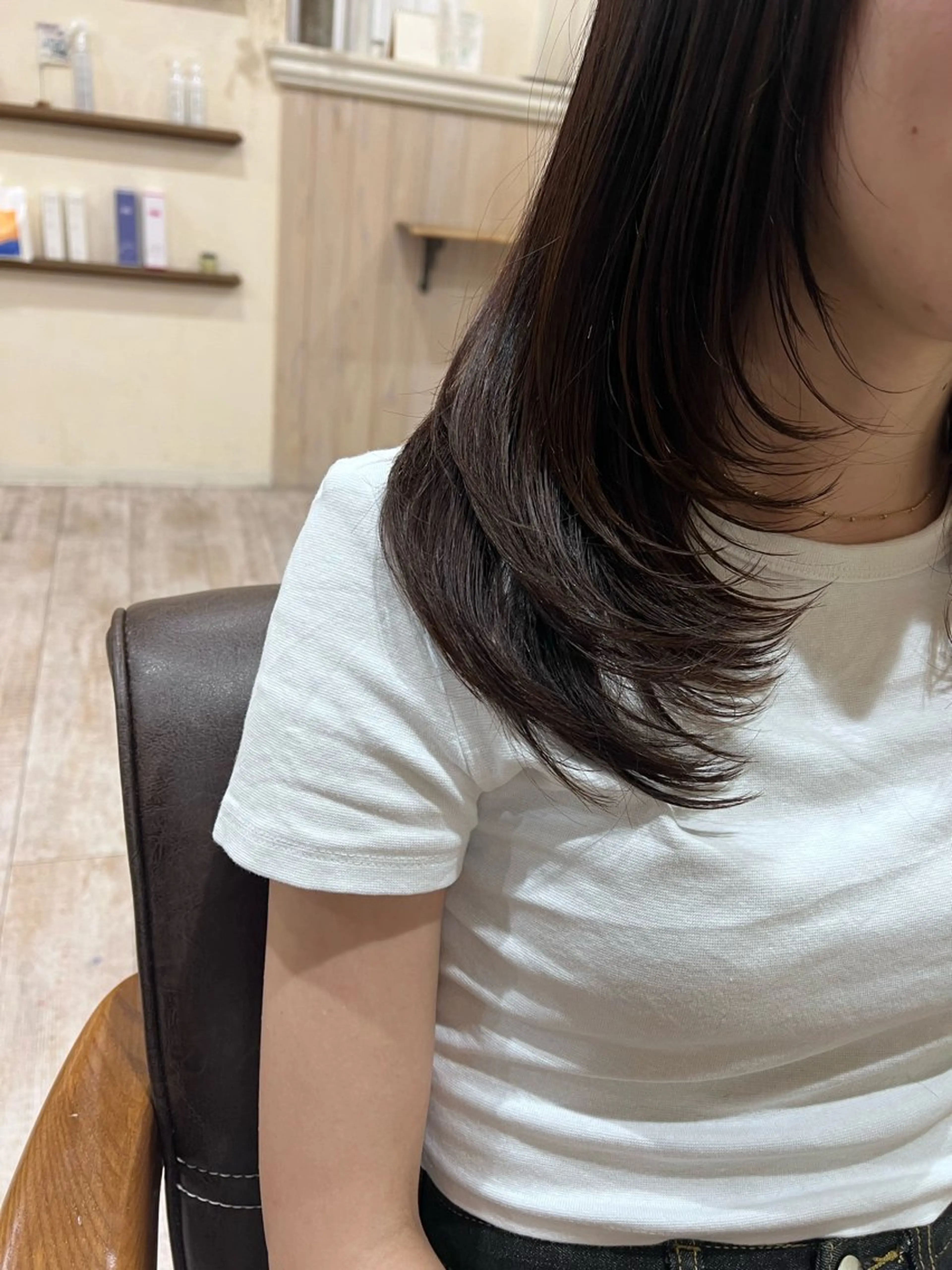 ロング カラー ハイレイヤー 髪質改善 レイヤーカット 新越谷noble店長 松本拓也▶◀*.のヘアスタイル