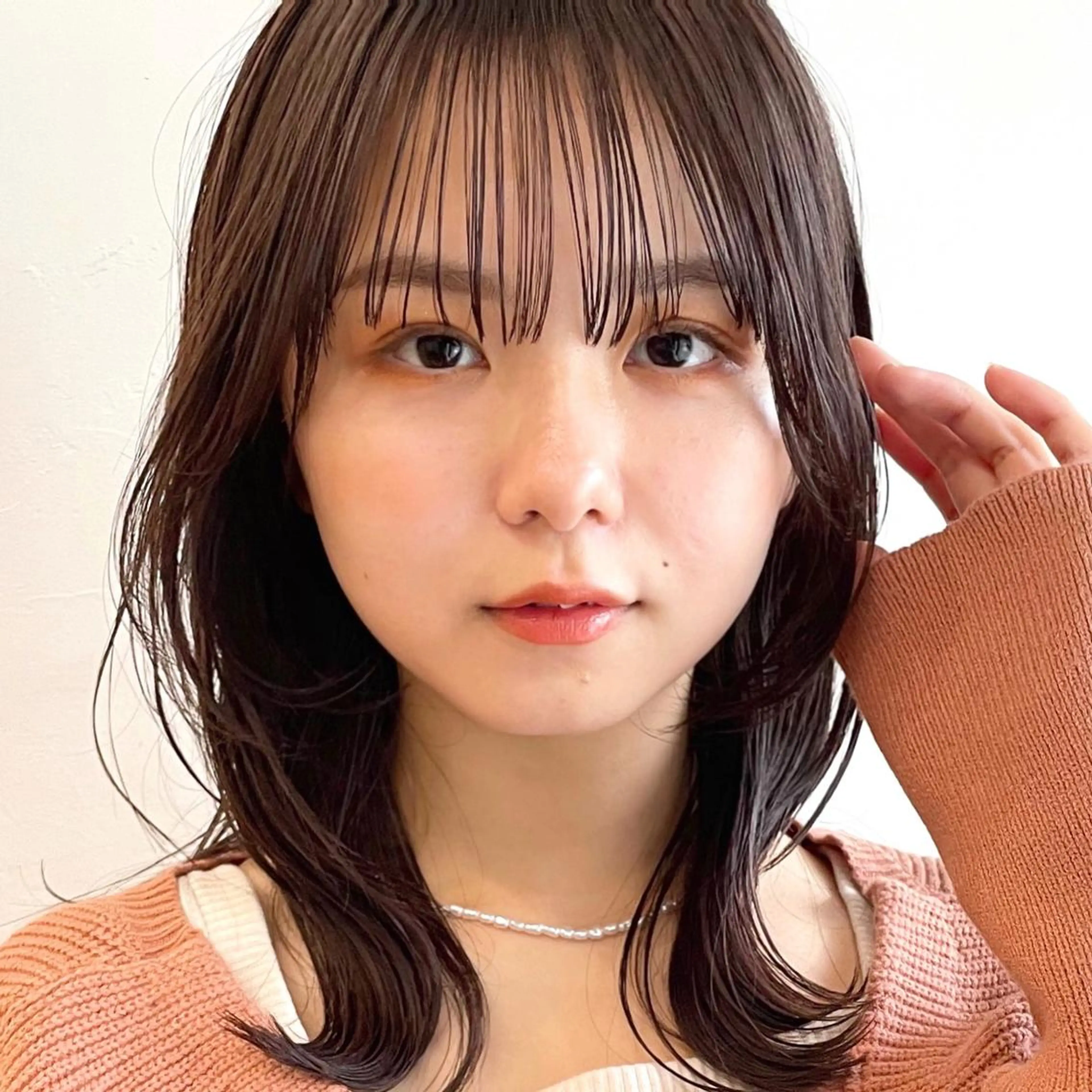ミディアム カラー カット ヘアカラー OAK 学芸大学所属・秋葉萌　透明感カラー /レイヤー/ボブ♡のヘアスタイル