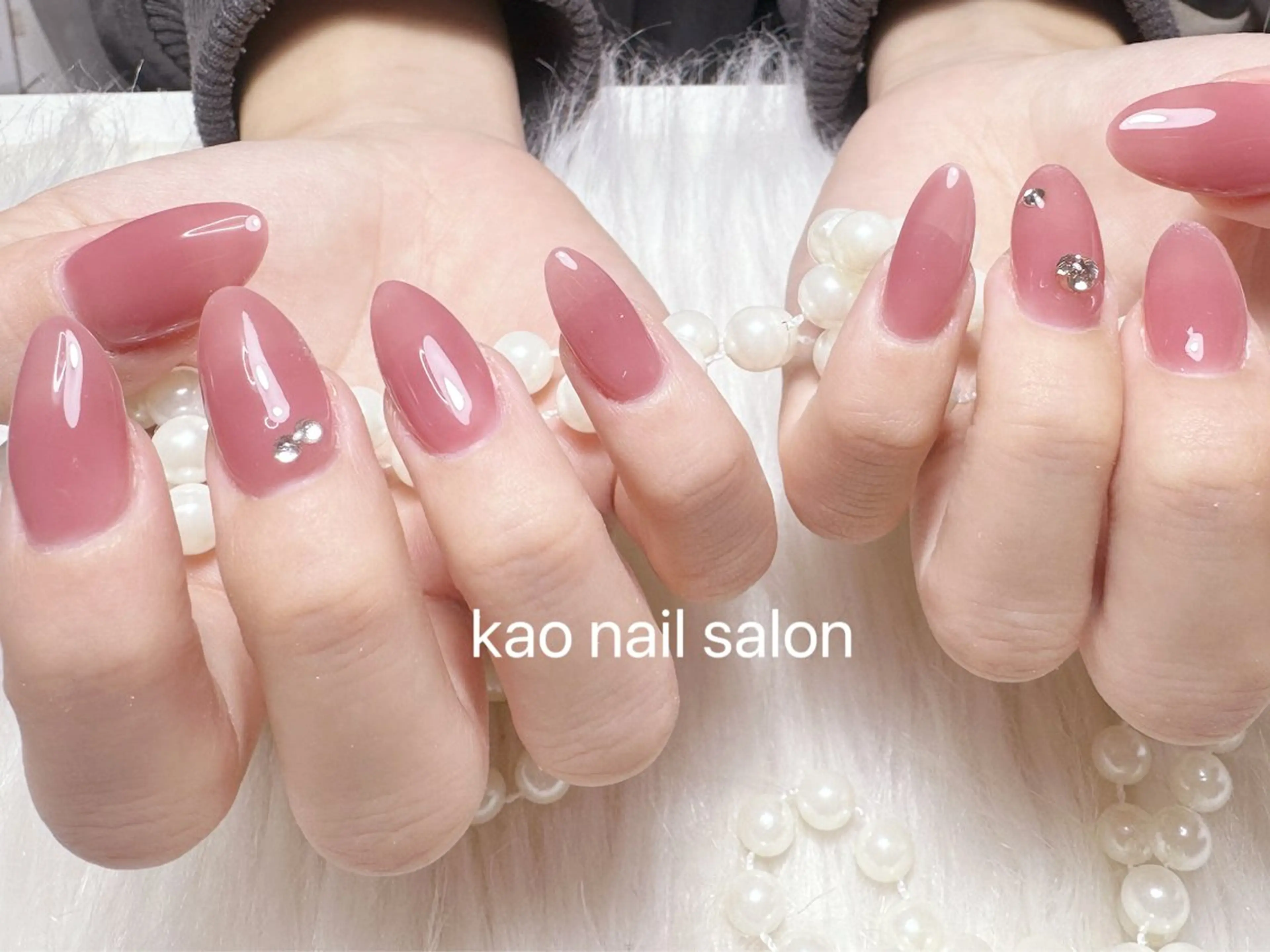 ネイル ハンドネイル kao nail マグネット/長さだしのネイルデザイン