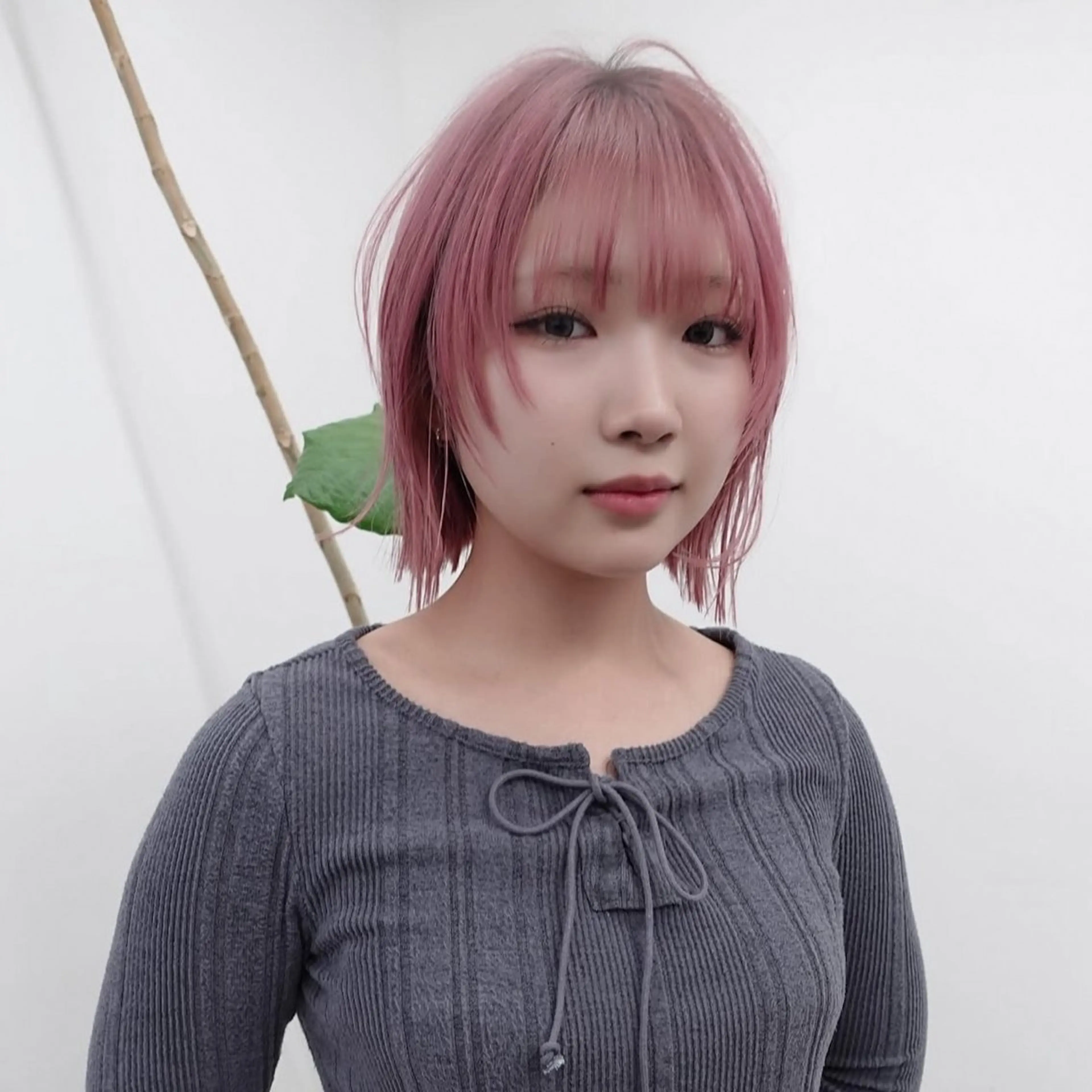 ショート カット ヘアカラー トリートメント LUCCI所属・udaハイトーン /ボブ/レイヤーのヘアスタイル