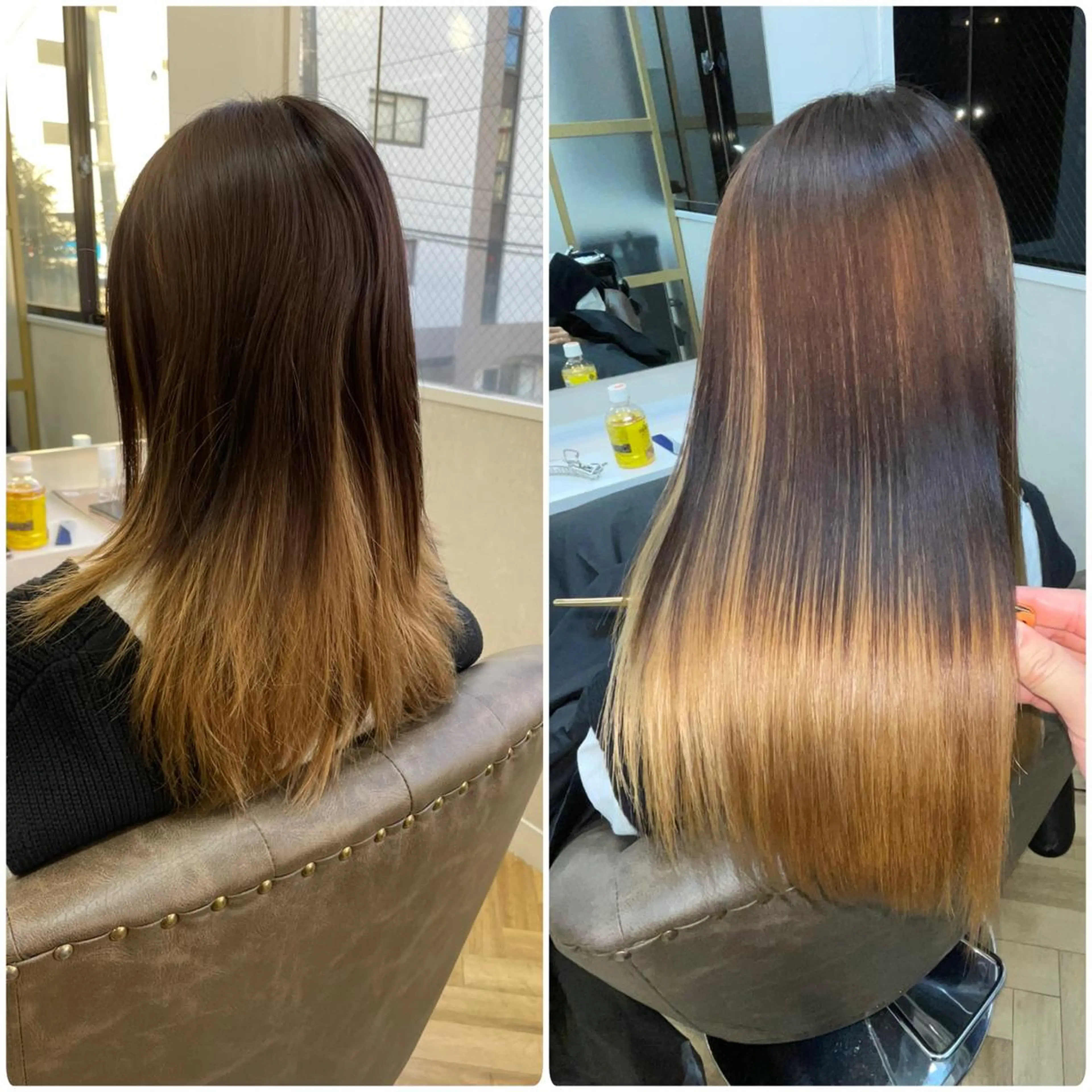 セミロング 髪質改善特化 スギヤマハヤトのヘアスタイル