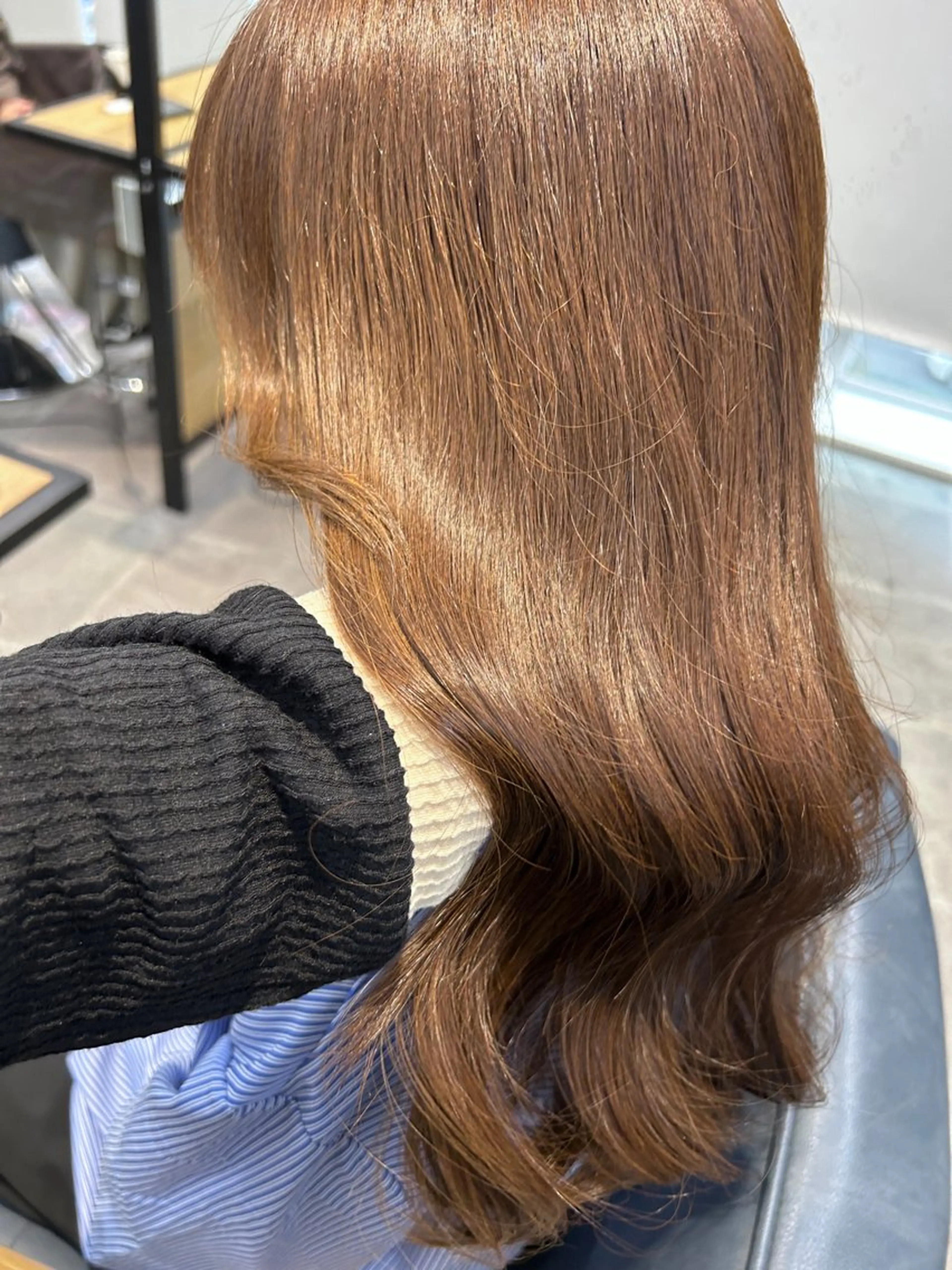 ロング カラー ヘアカラー トリートメント newi梅田🫧韓国 ヘア🫧sakiのヘアスタイル