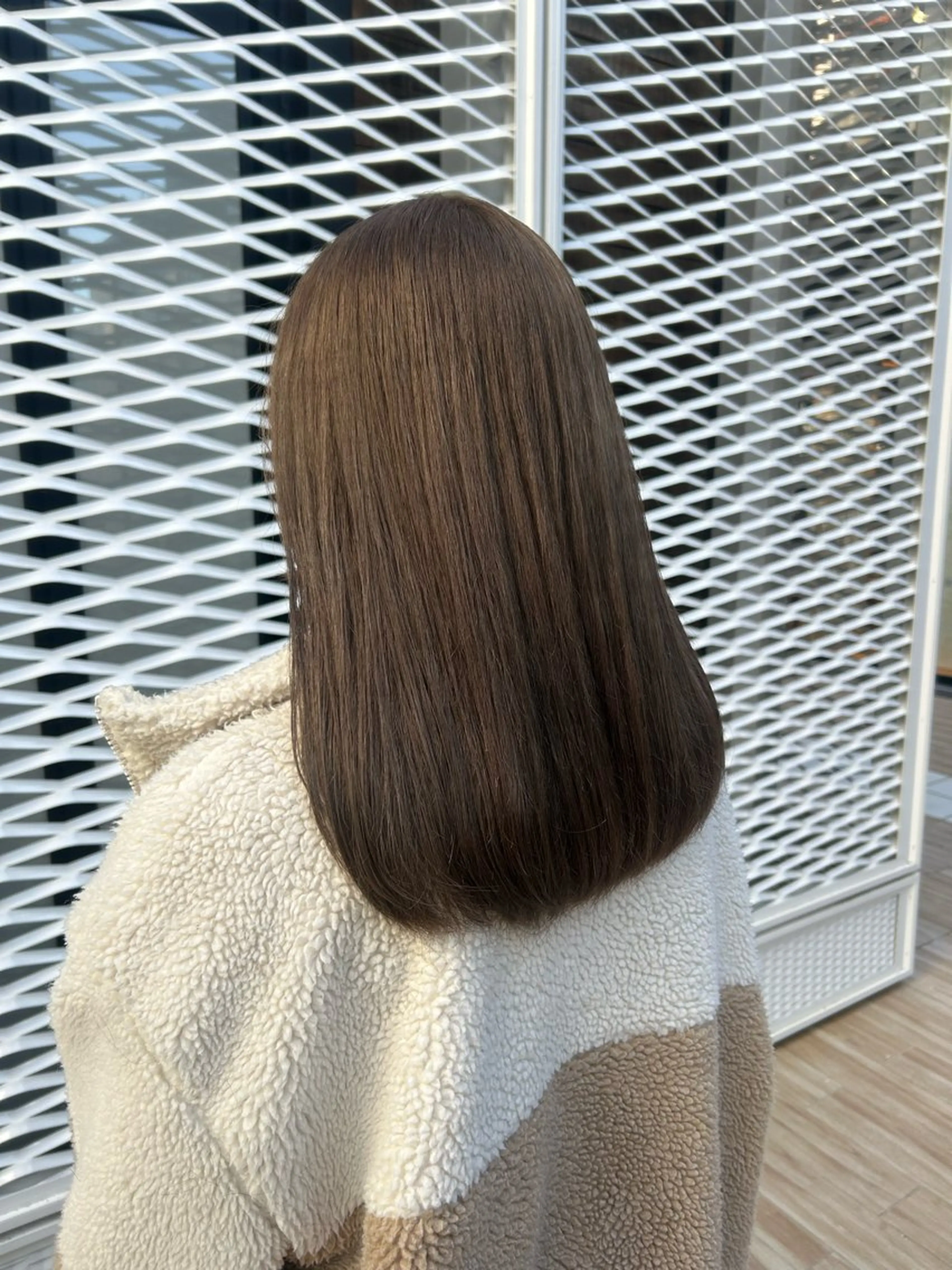 セミロング カラー ヘアアレンジ カット ヘアカラー トリートメント yuka .のヘアスタイル