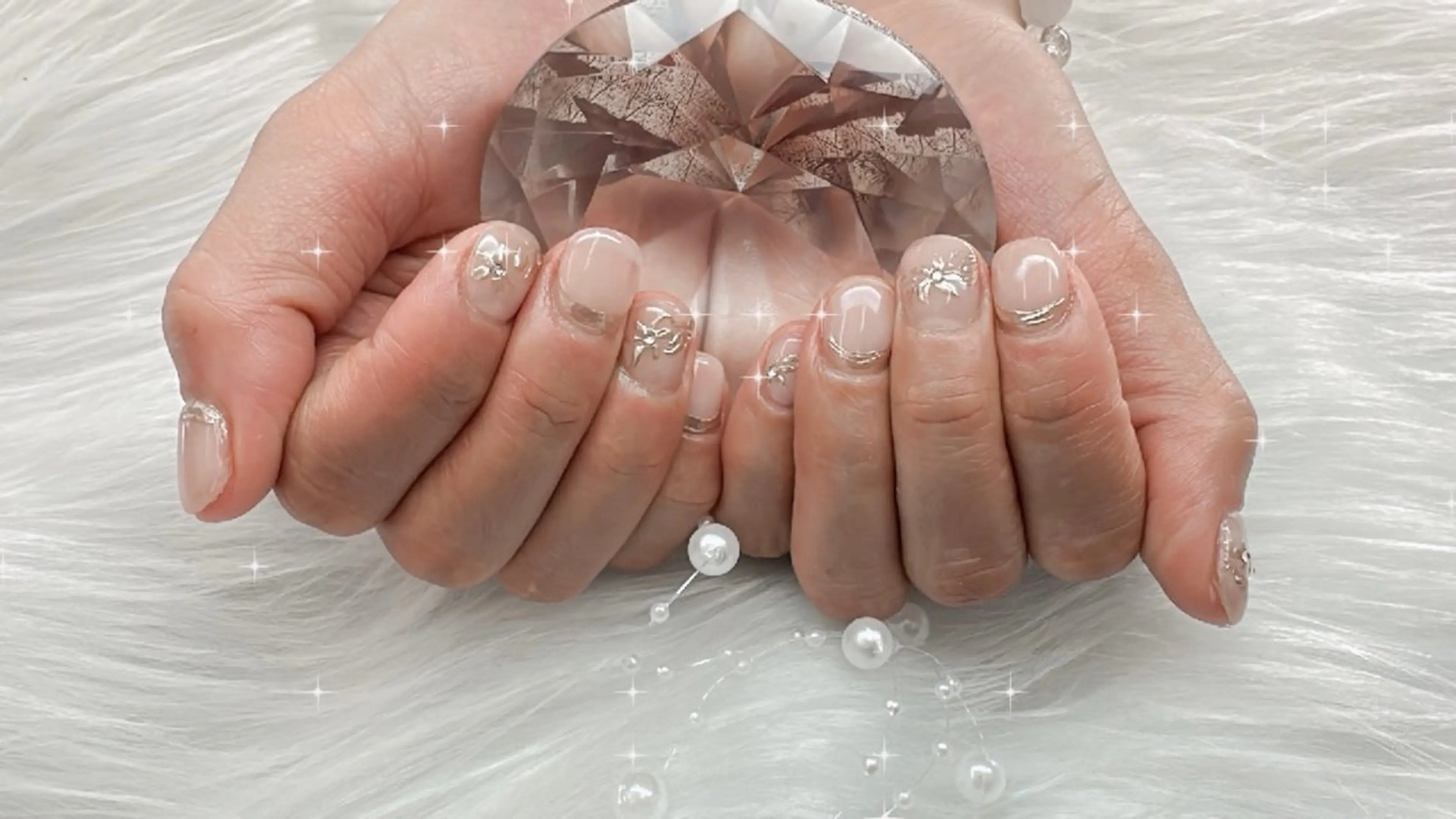 ネイル ミラーネイル 中西 美羽のネイルデザイン