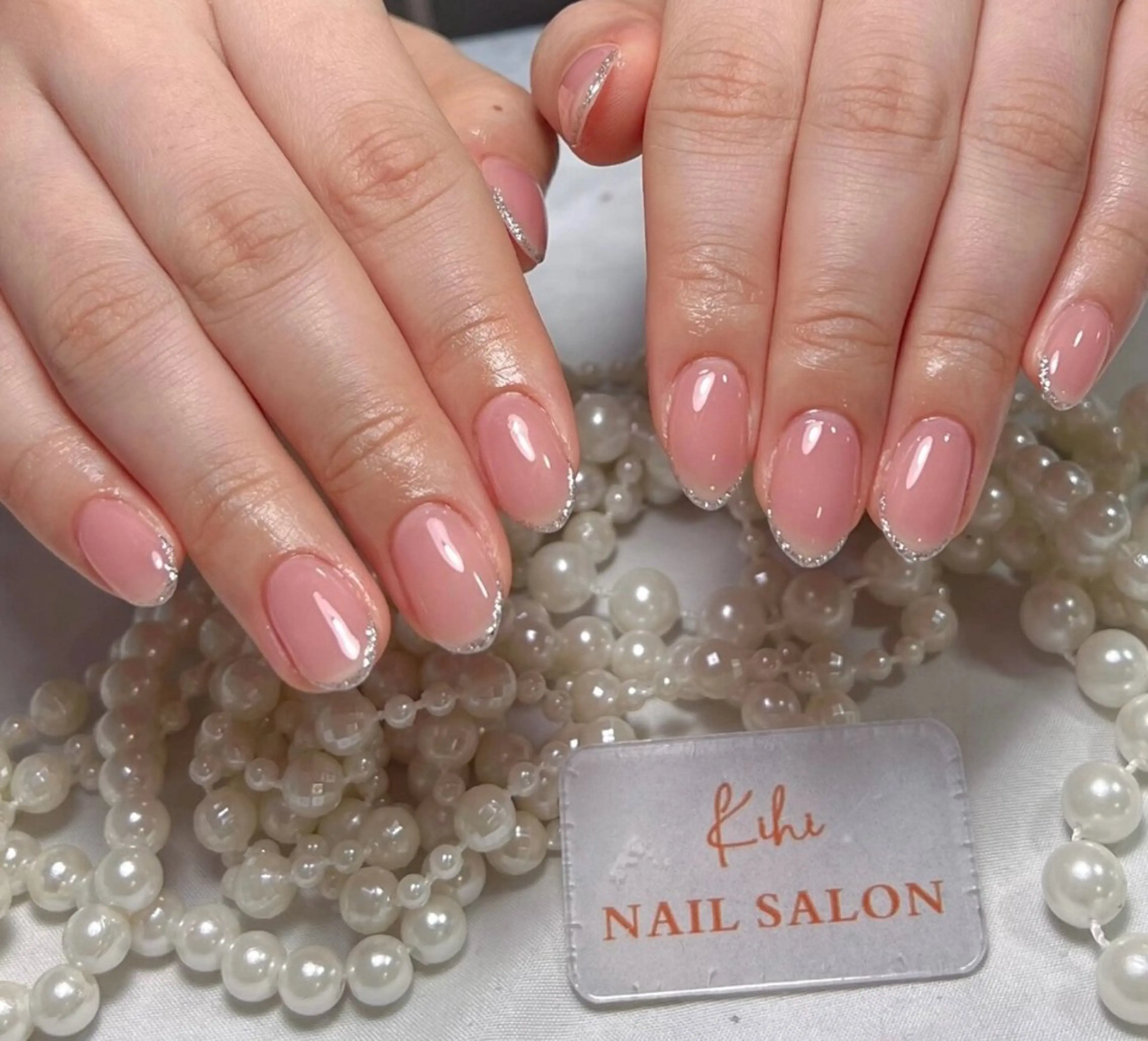 ネイル アートネイル フレンチネイル ジェルネイル グラデーション 韓国ネイル 村中 ハナのネイルデザイン