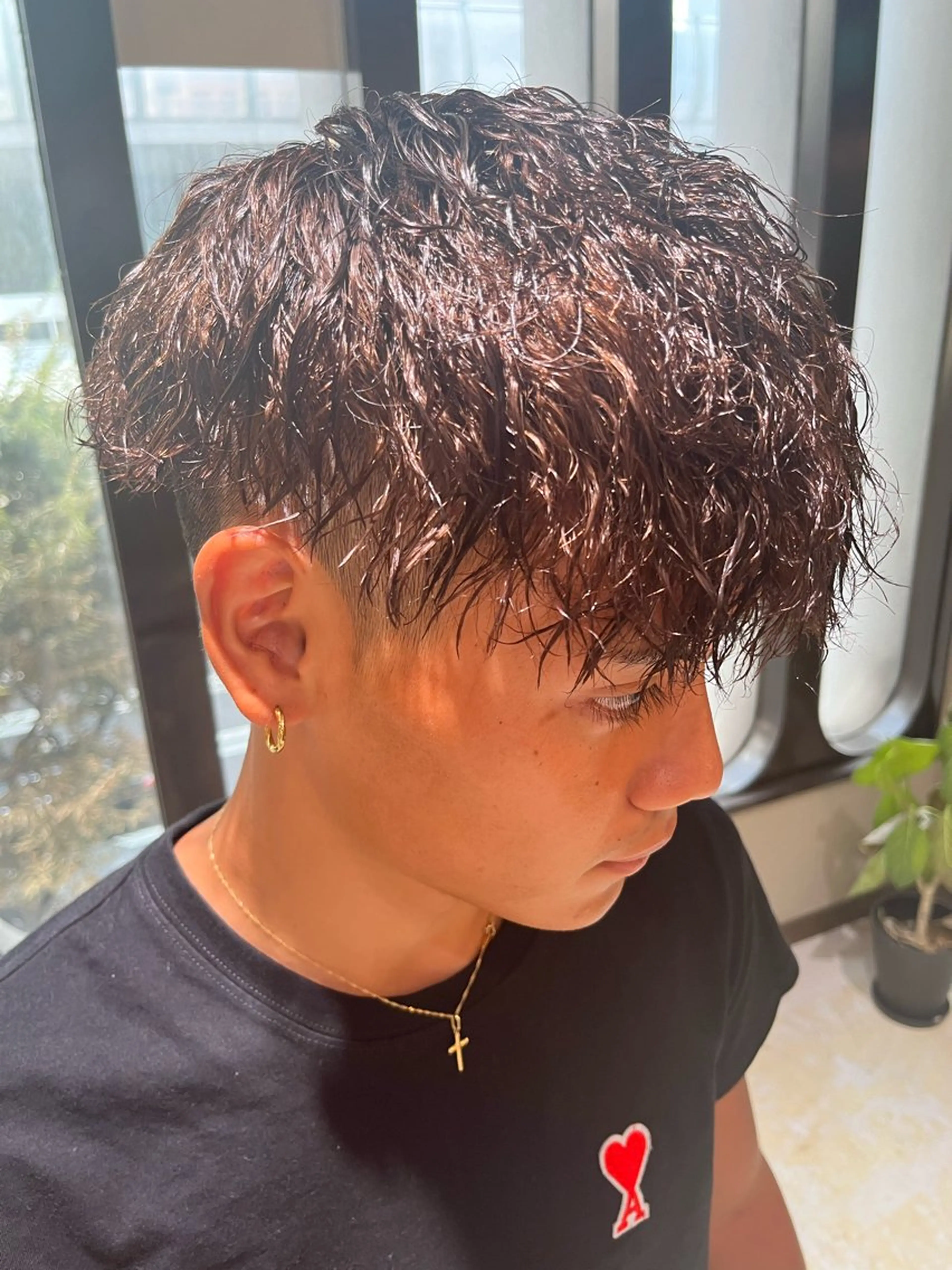 メンズ カット パーマ 🏅EIGHT難波/ 【店長】タモツのヘアスタイル