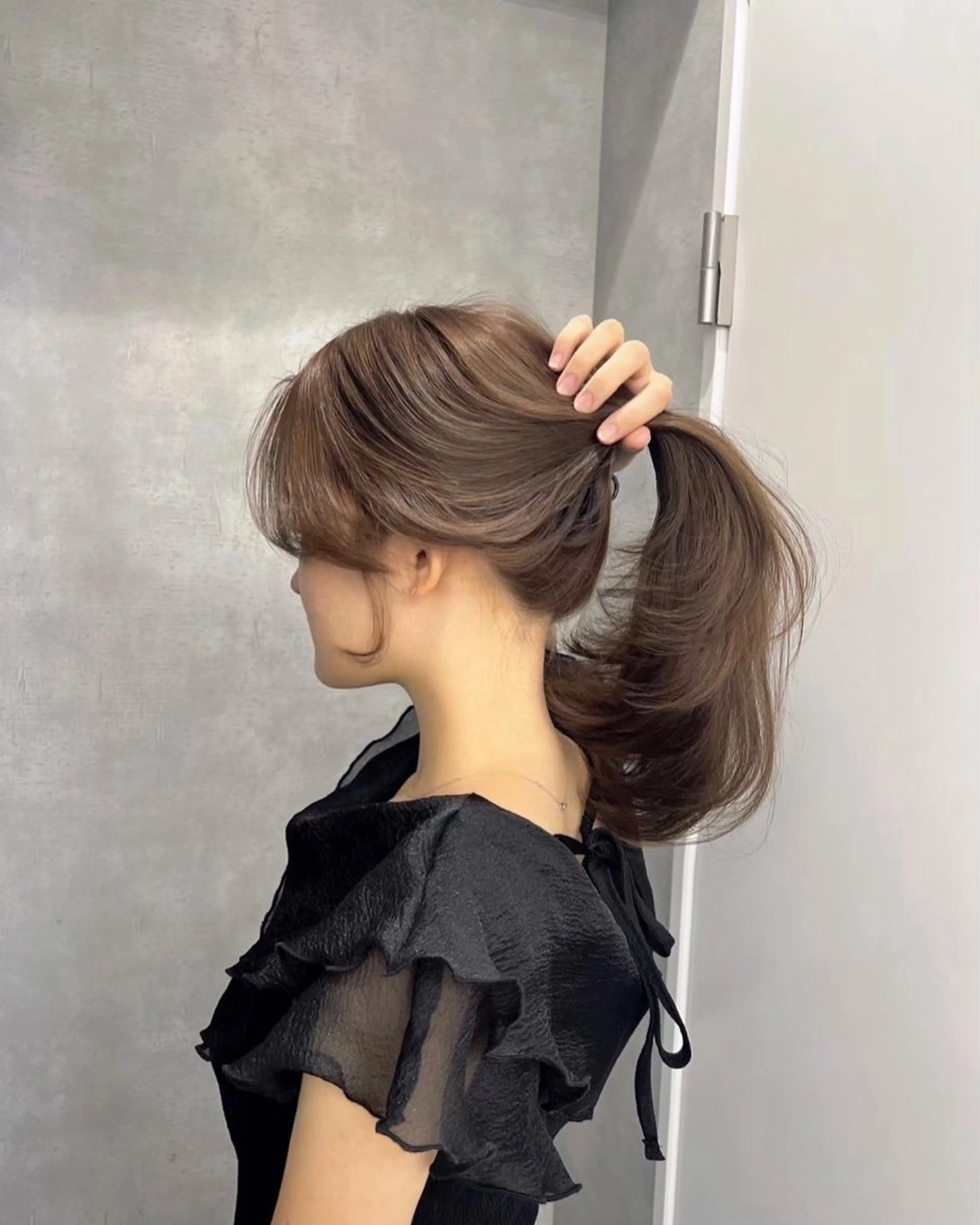 ロング 🚨メンズ曲がる 縮毛矯正りおん🚨のヘアスタイル