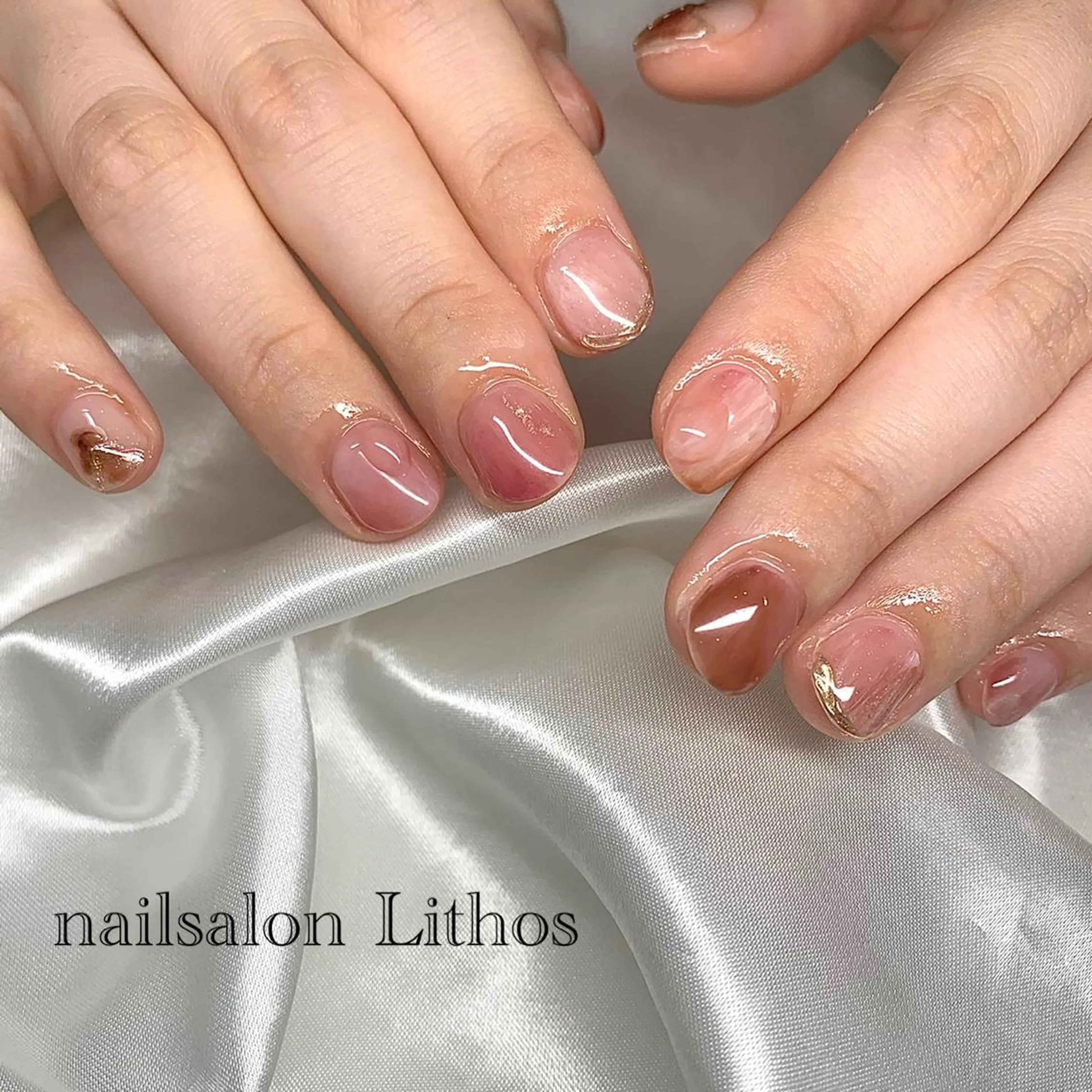 ネイル ハンドネイル nailsalon Lithos所属・nailsalon Recontreのネイルデザイン
