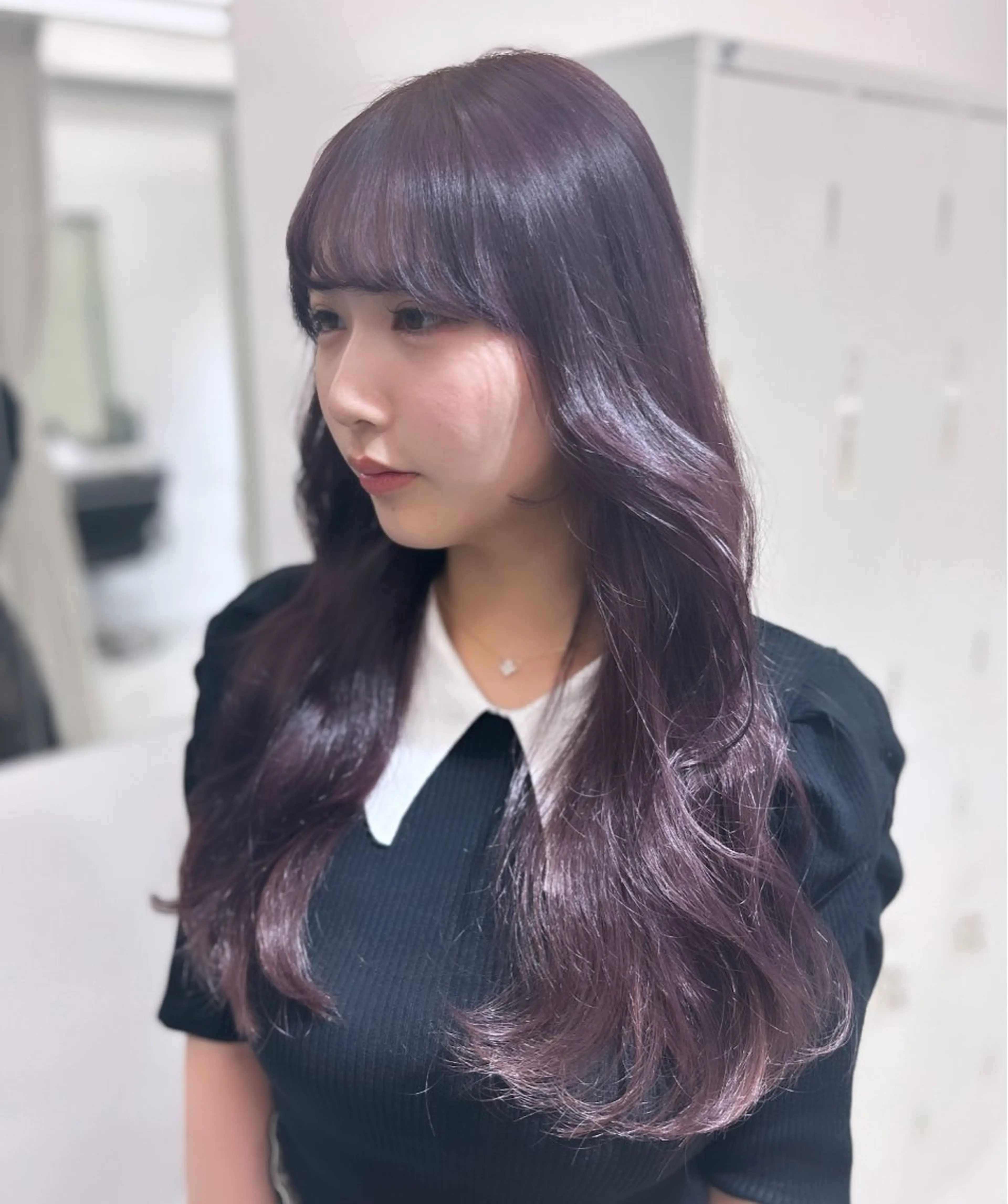 ロング カラー ブリーチ 透明感カラー haruka /ショート特化のヘアスタイル