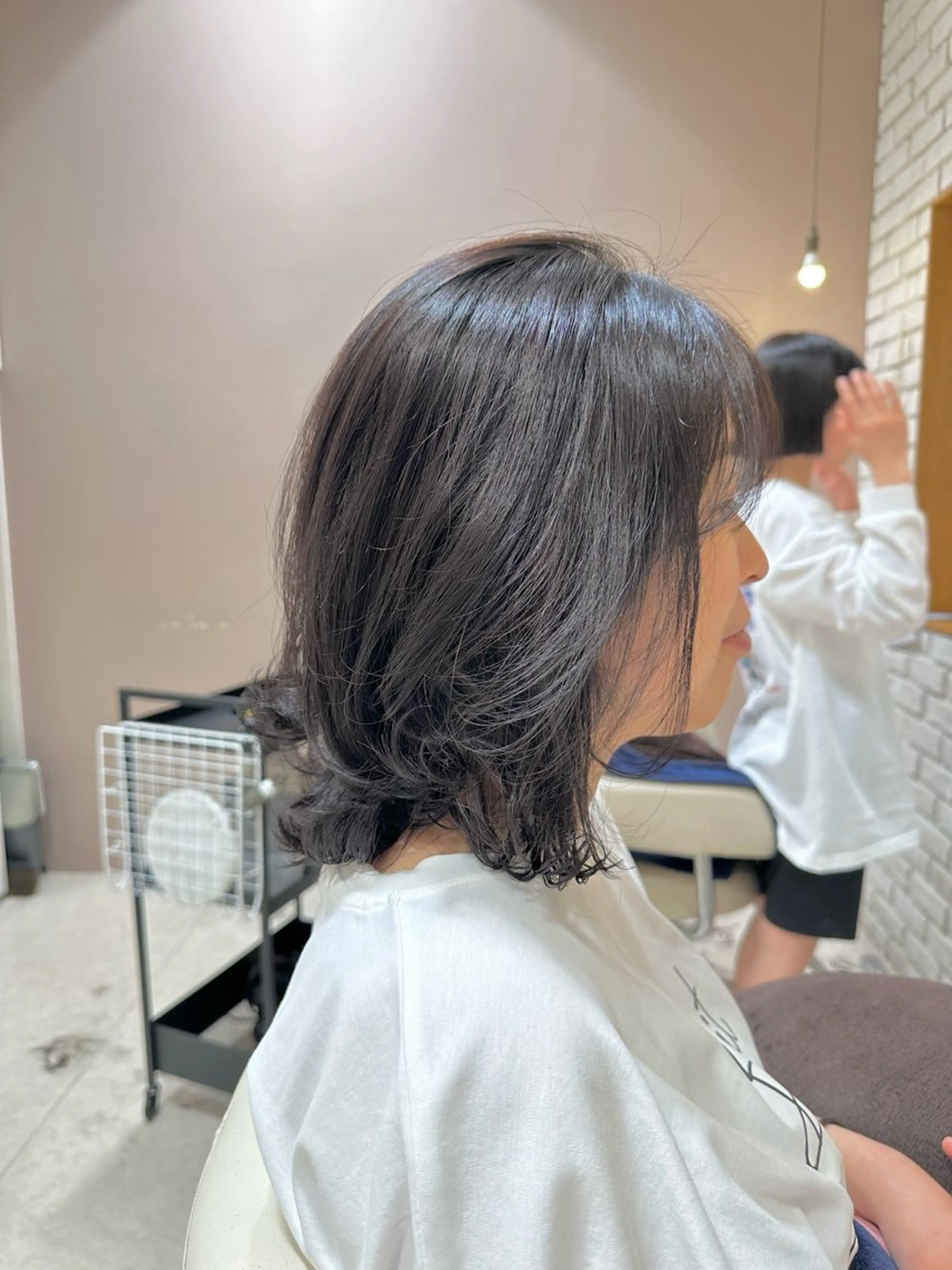 ミディアム 梅本 夢香のヘアスタイル