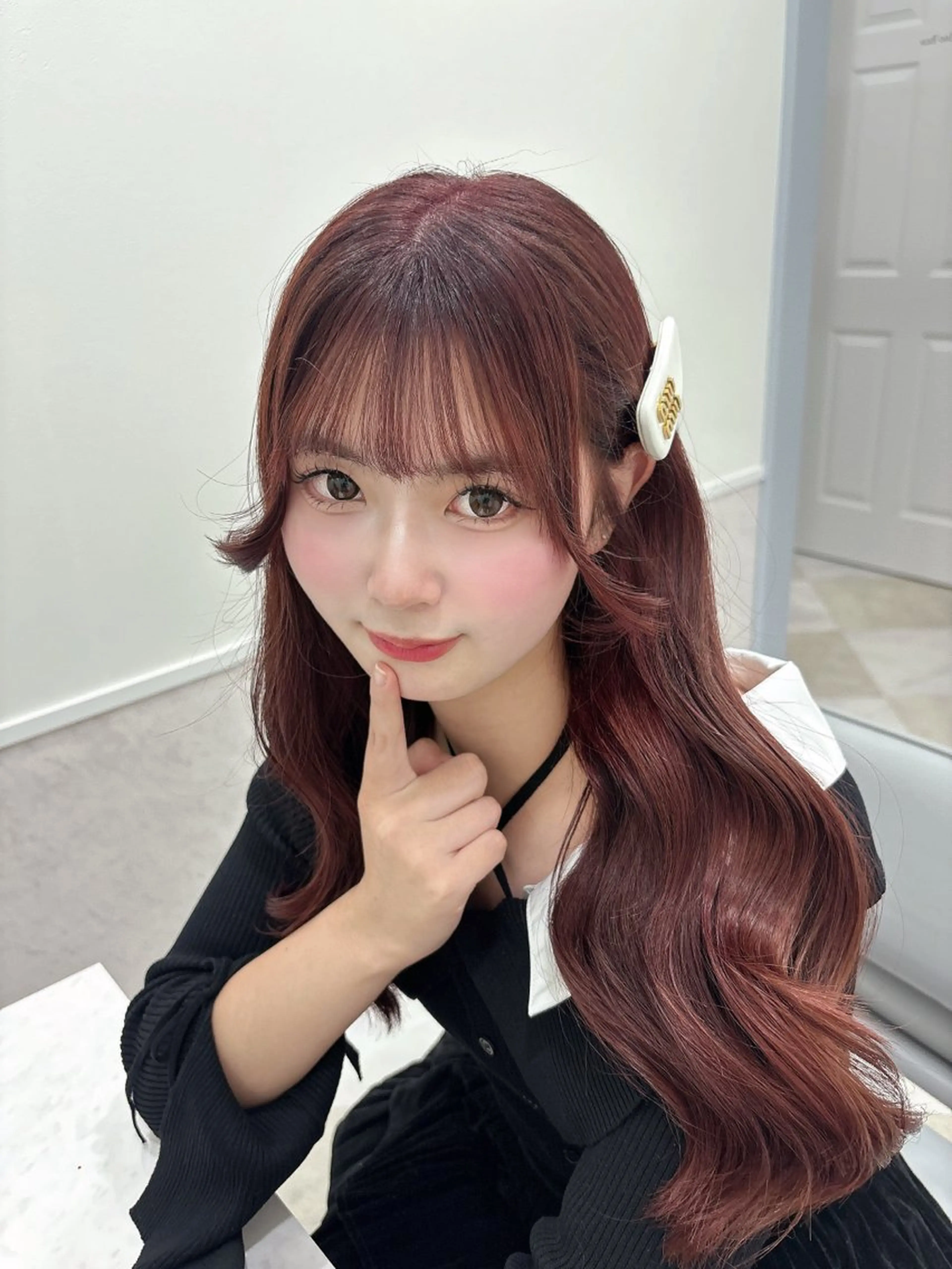 ロング ヘアカラー 💎のぼりゆい/大須 ブリーチなしWカラーのヘアスタイル