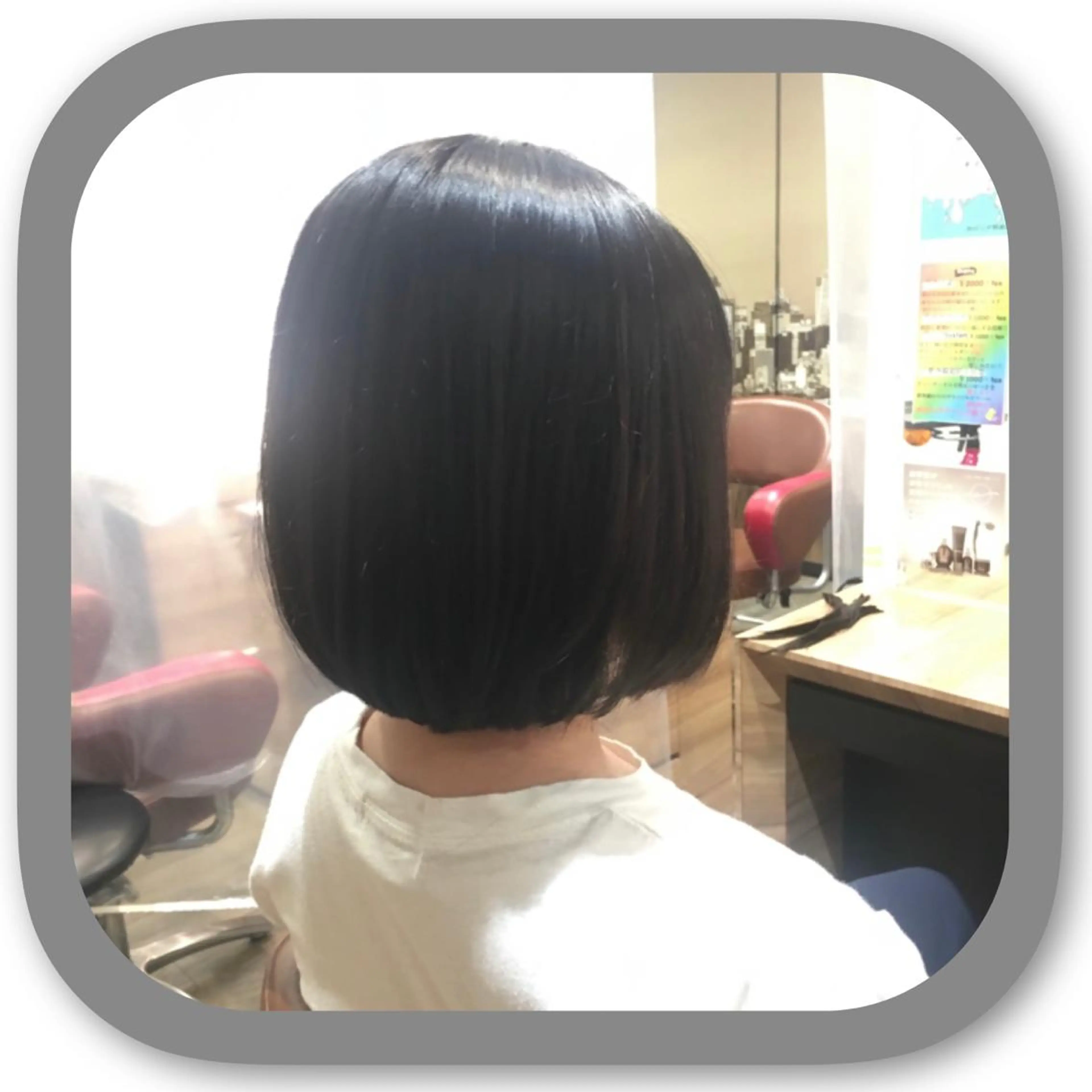 ショート アッシュ ボブ 髪質改善 レイヤーカット ショートヘア カット ショート〜ミディアム 喜多司のヘアスタイル