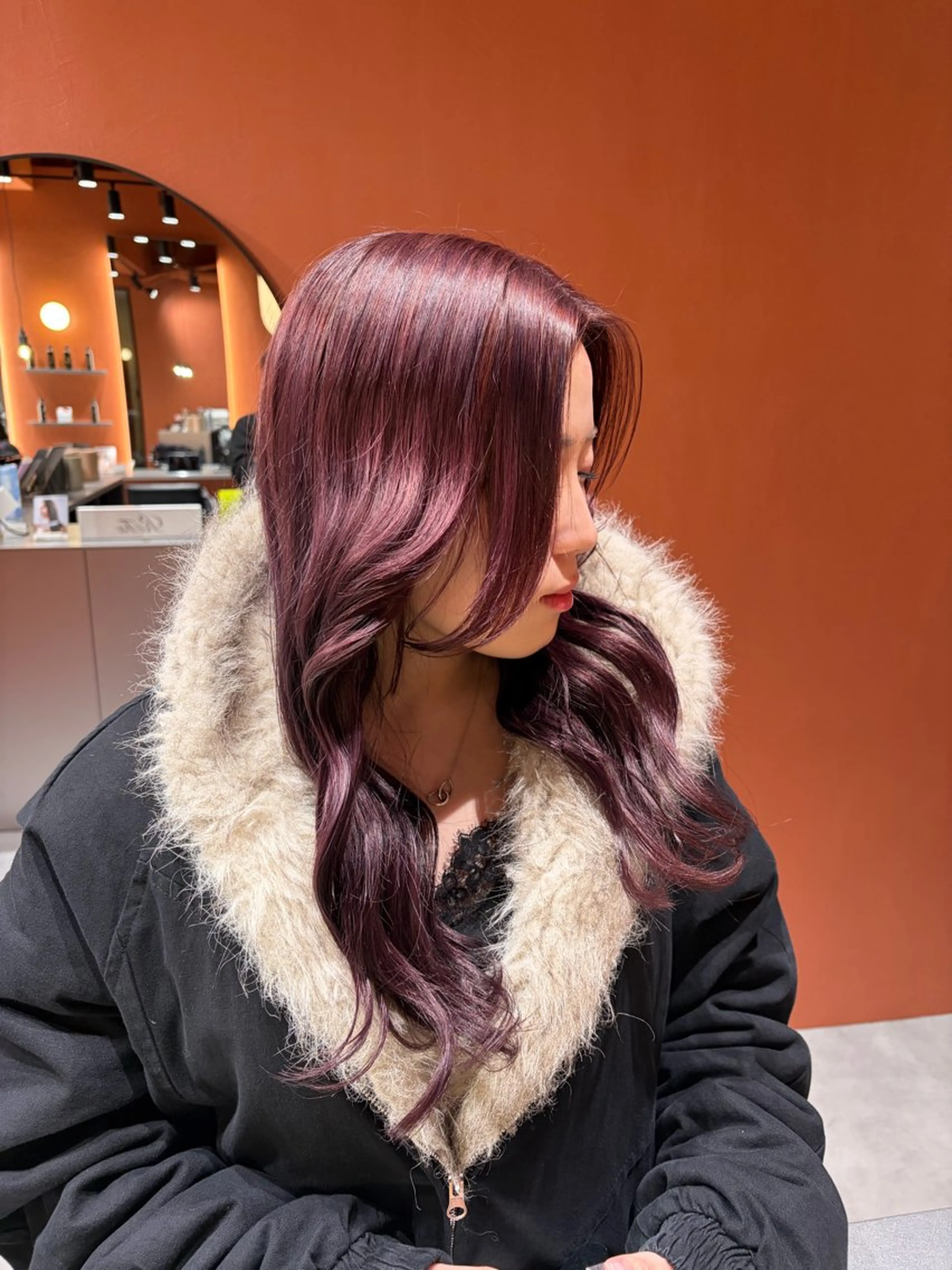 ロング カラー ブリーチ ラベンダーカラー ピンクカラー ピンクラベンダー ✨艶髪/ハイトーン /大籠リュウのヘアスタイル