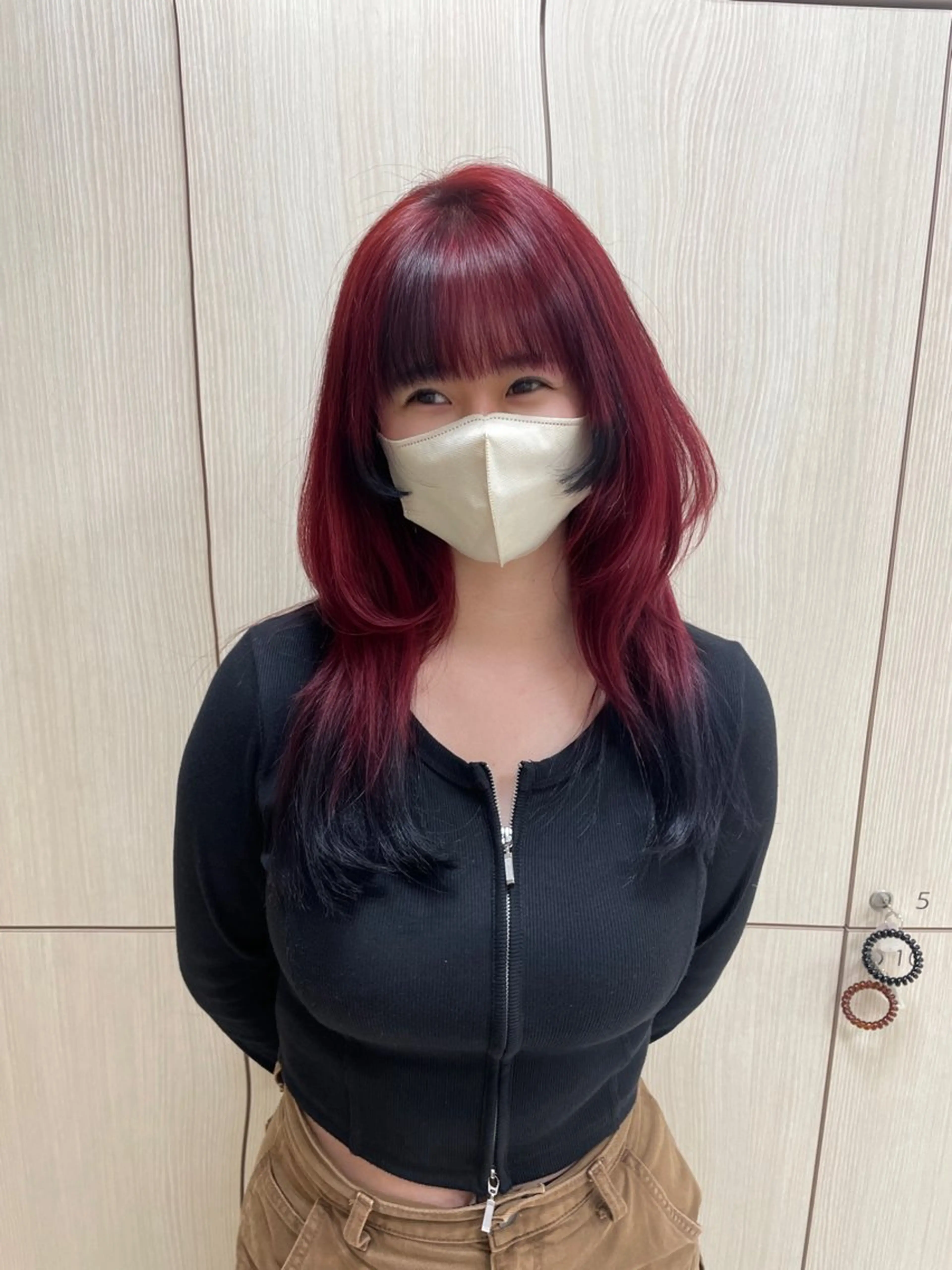 ロング カラー 透明感ワンカラー🎀 レイヤー/AOのヘアスタイル