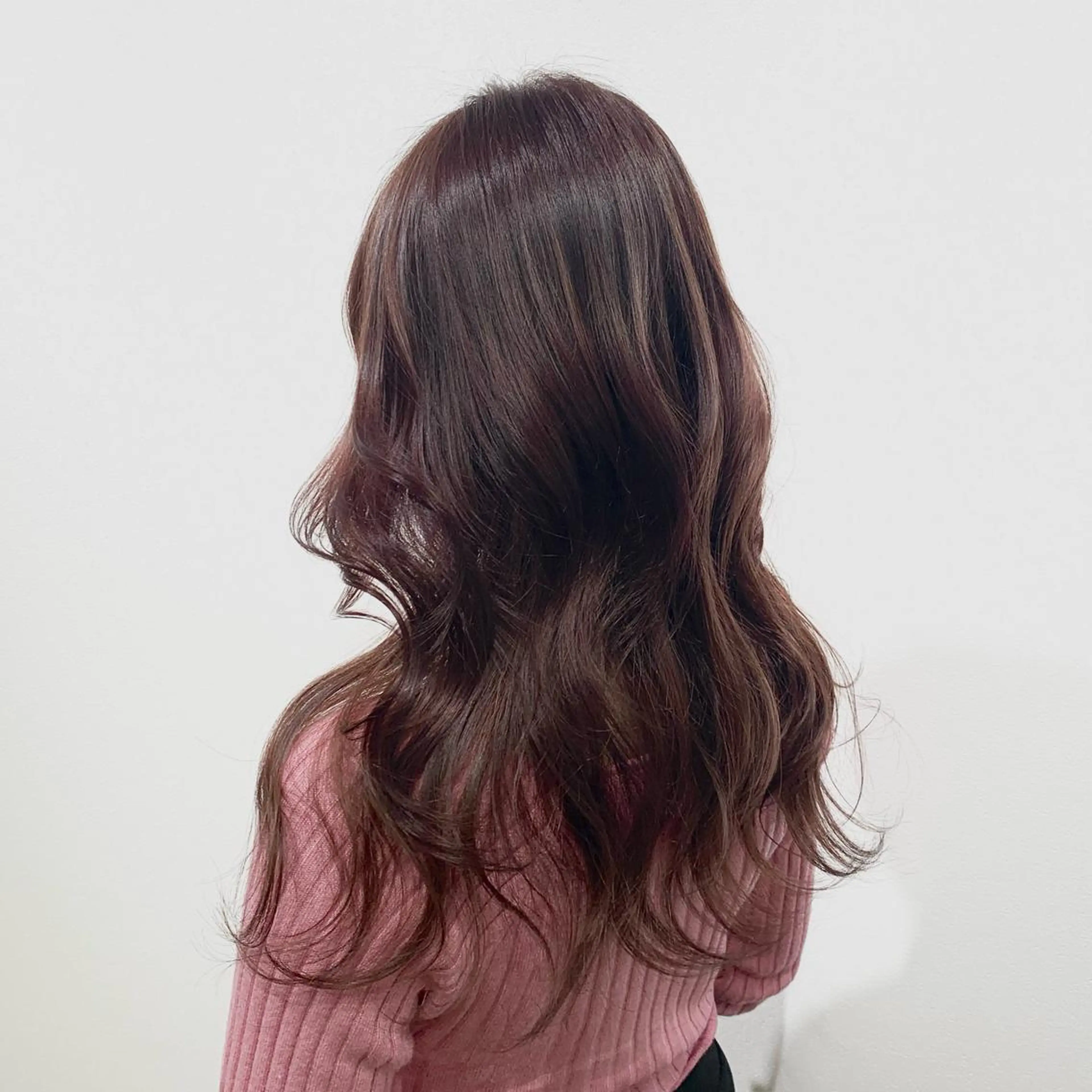 ロング カラー ヘアアレンジ キヨミ 韓国レイヤーカットのヘアスタイル