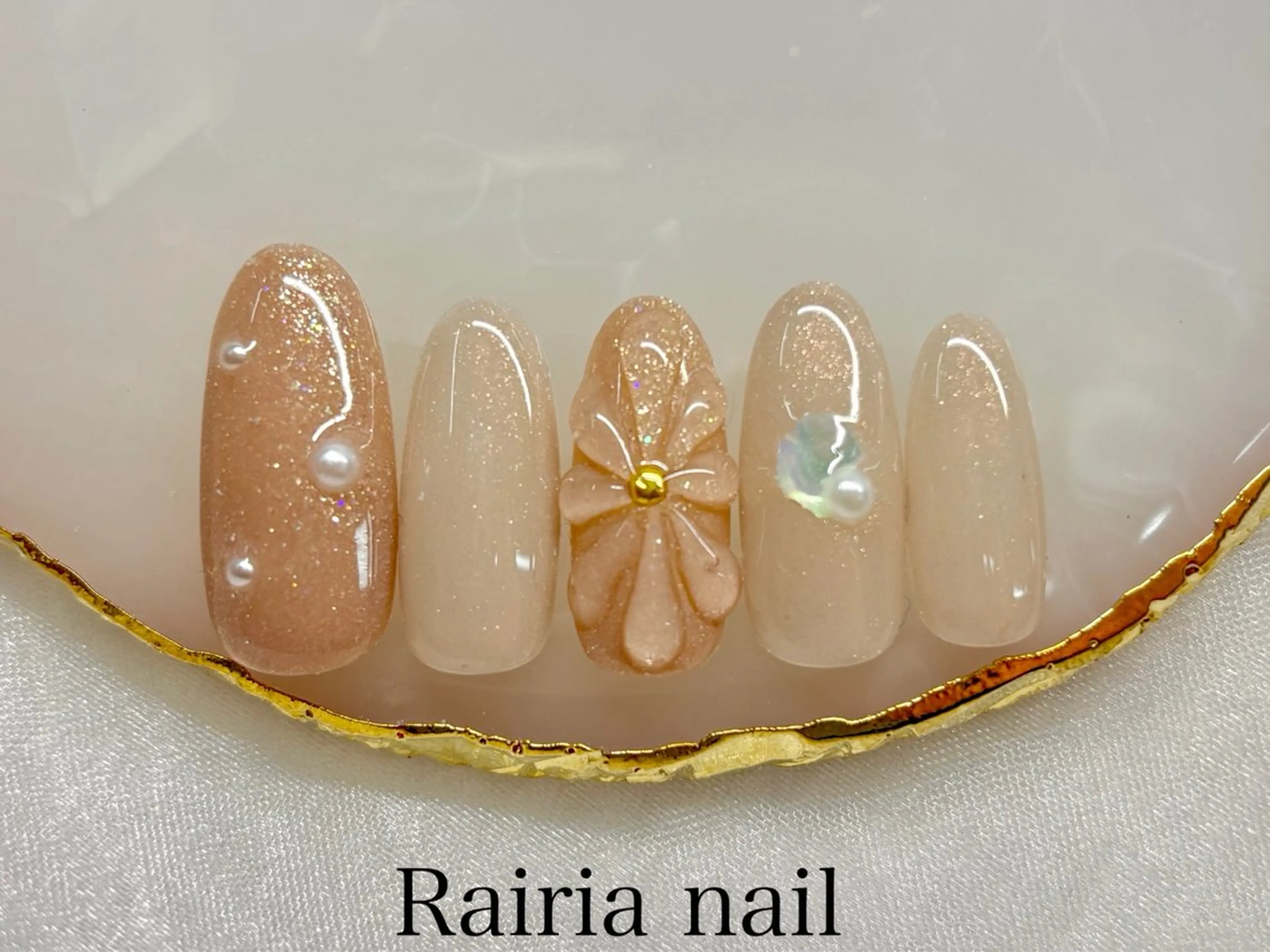 ネイル ハンドネイル rairiaharu パラジェルのネイルデザイン