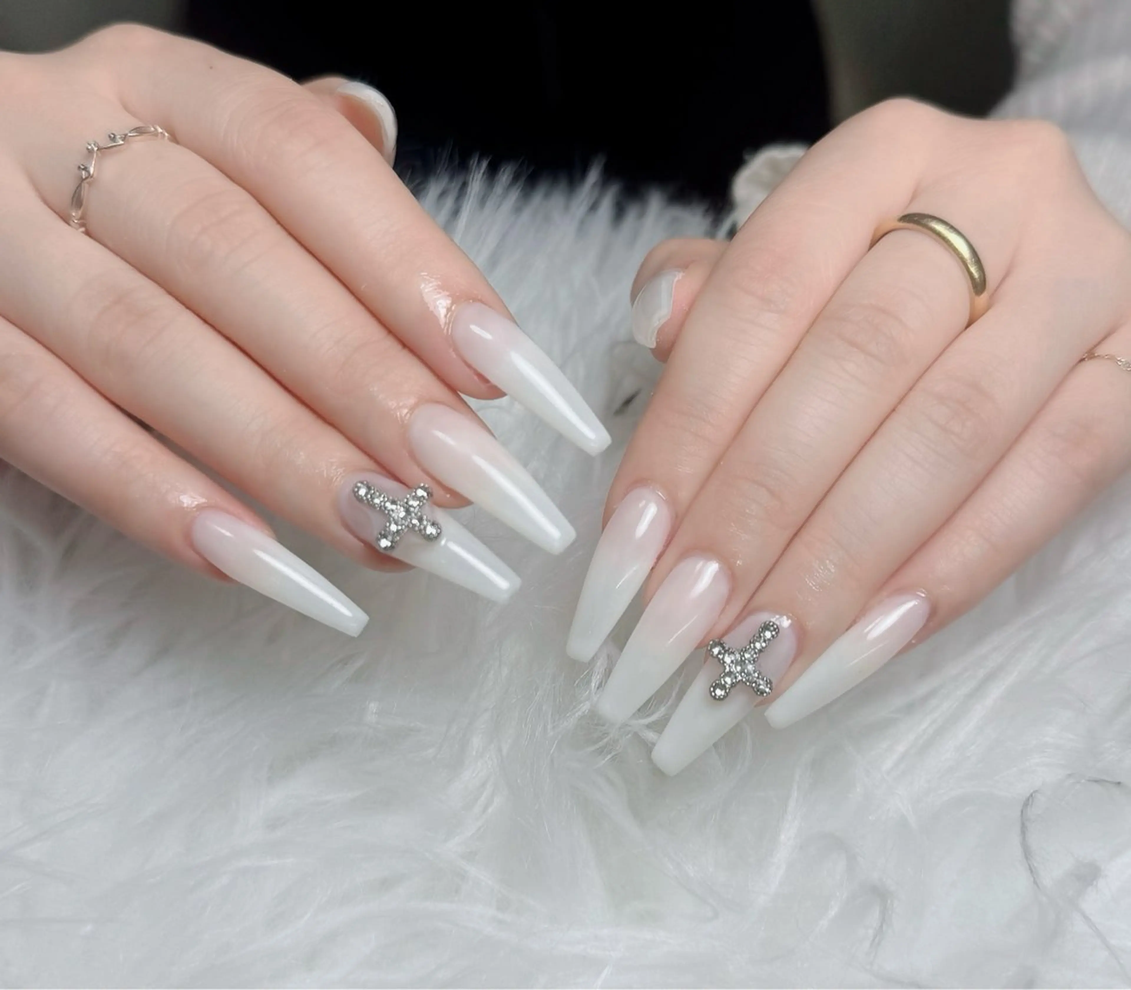 ネイル アートネイル フレンチネイル ジェルネイル 韓国ネイル マグネットネイル ハンドネイル Lenie Nail Salonのネイルデザイン