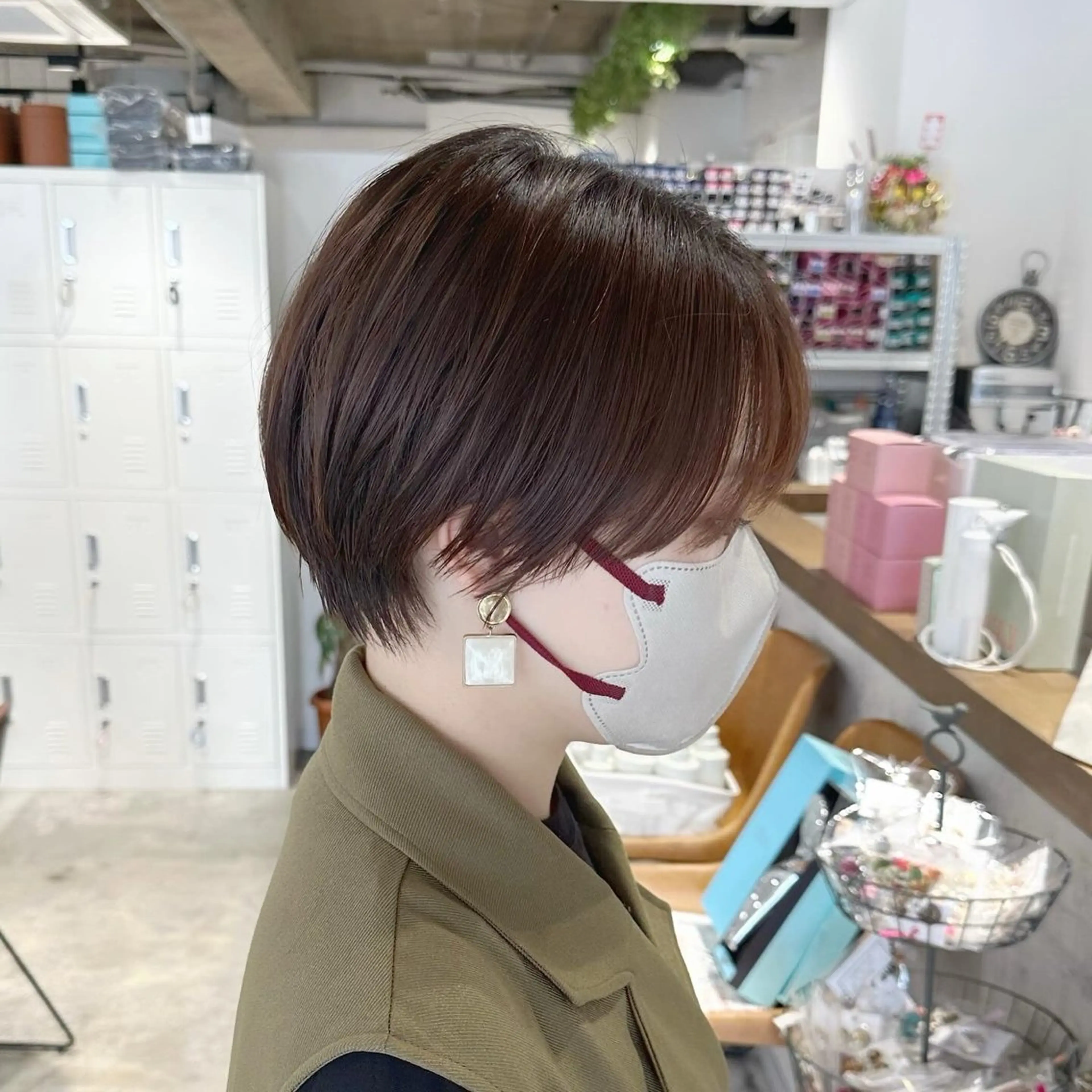 ショート カット ヘアカラー トリートメント ✨圧倒的満足度◎ 小顔美人ショート✨佃のヘアスタイル