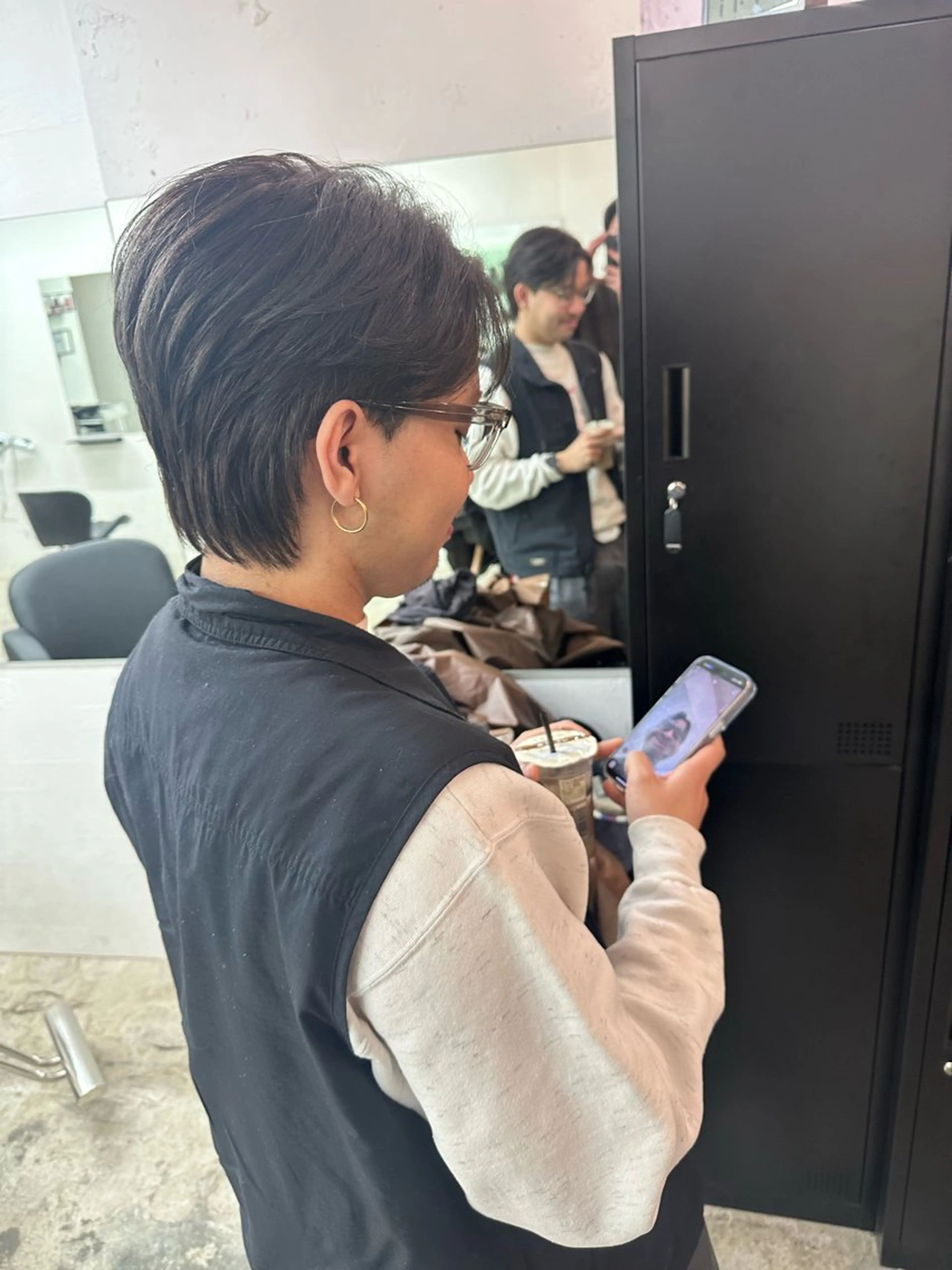 [メンズ限定]毛先の曲がる柔らかい縮毛矯正➕カット➕1stepトリートメントの写真