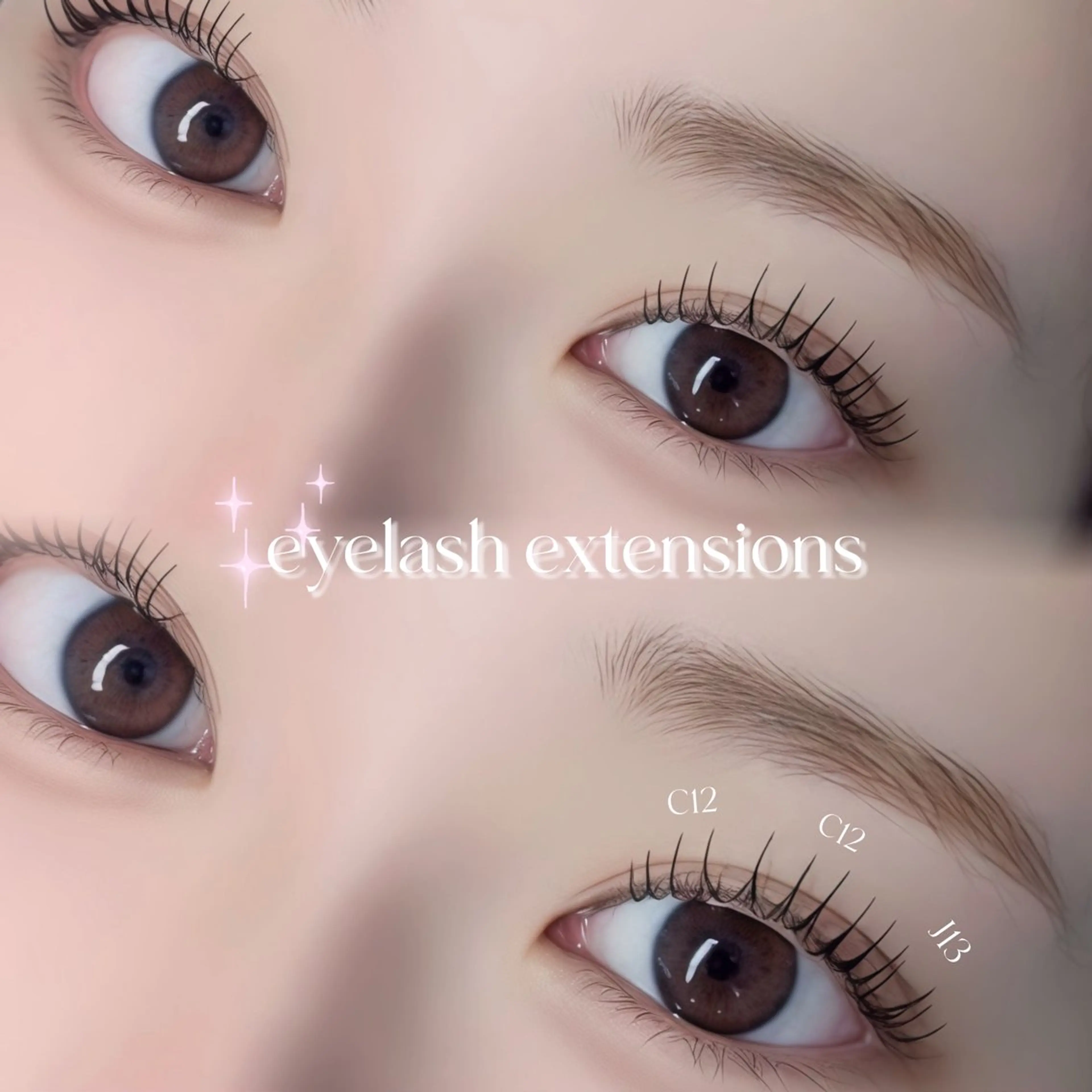 マツエク・マツパ eyelash 🐰 パーマ眉のマツエク・マツパデザイン
