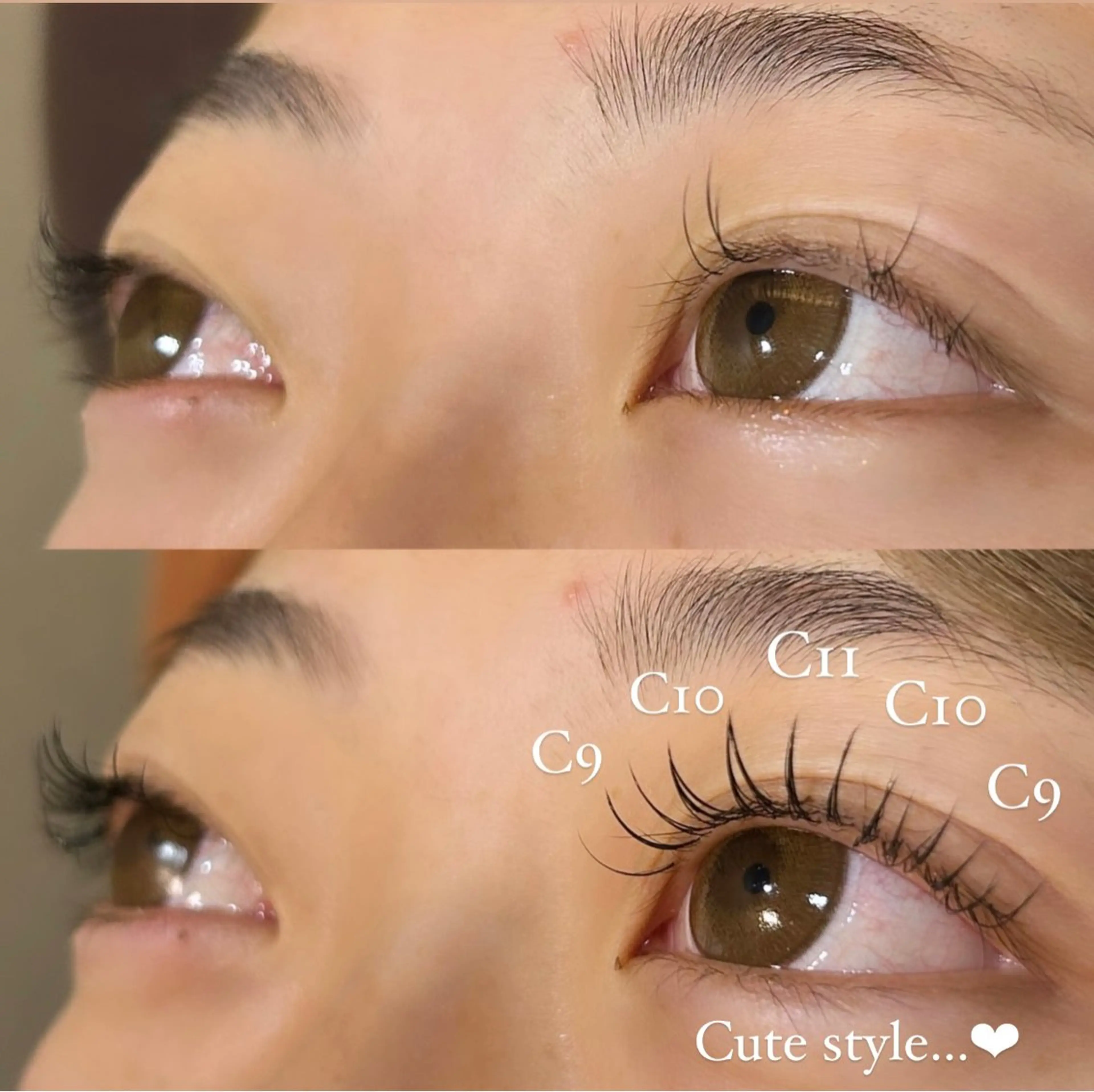 マツエク・マツパ Cカール キュート セーブル マツエク 🩷ྀི中村 ほのか🧸🌷のマツエク・マツパデザイン