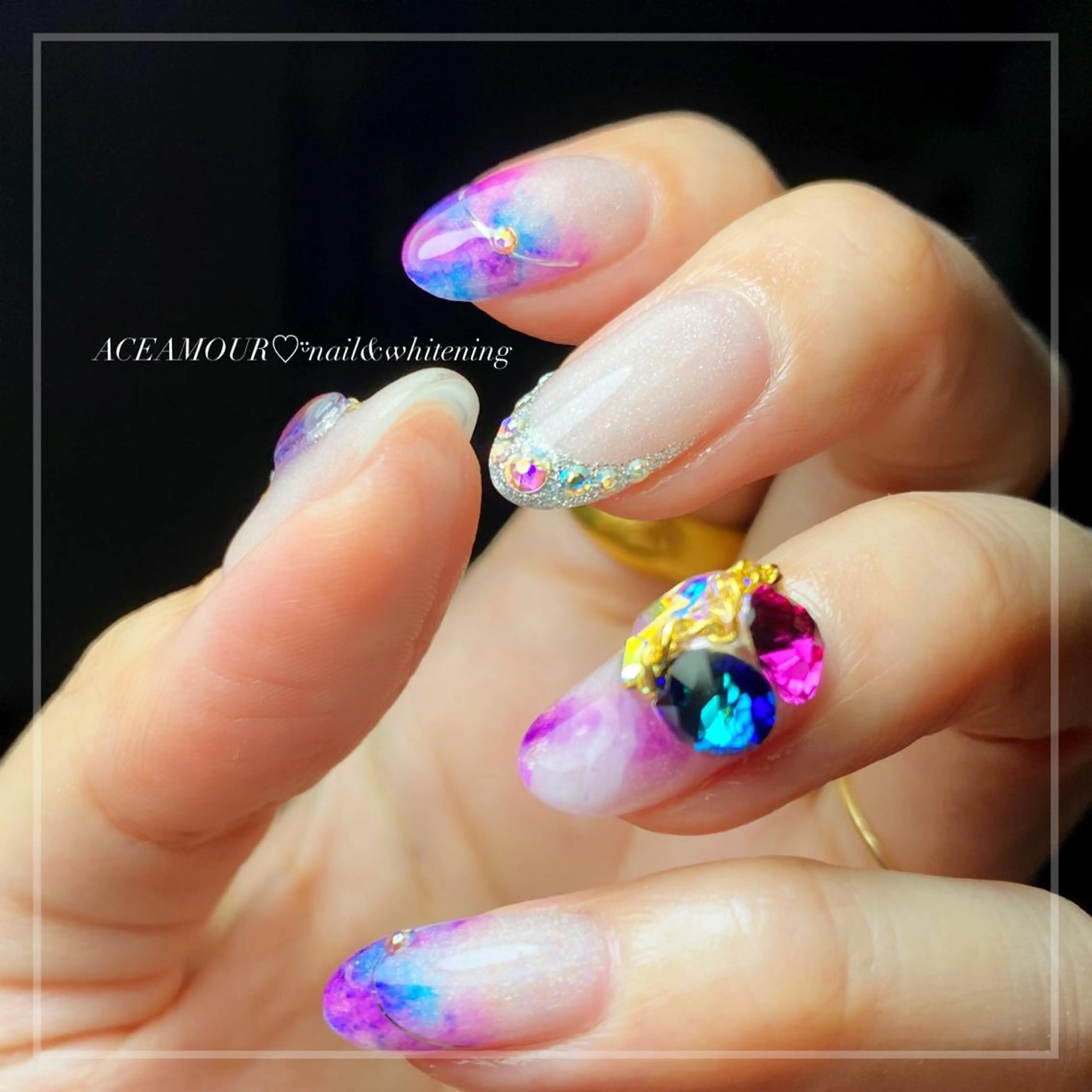 ネイル ネイル/耳つぼ /新ホワイトニングのネイルデザイン