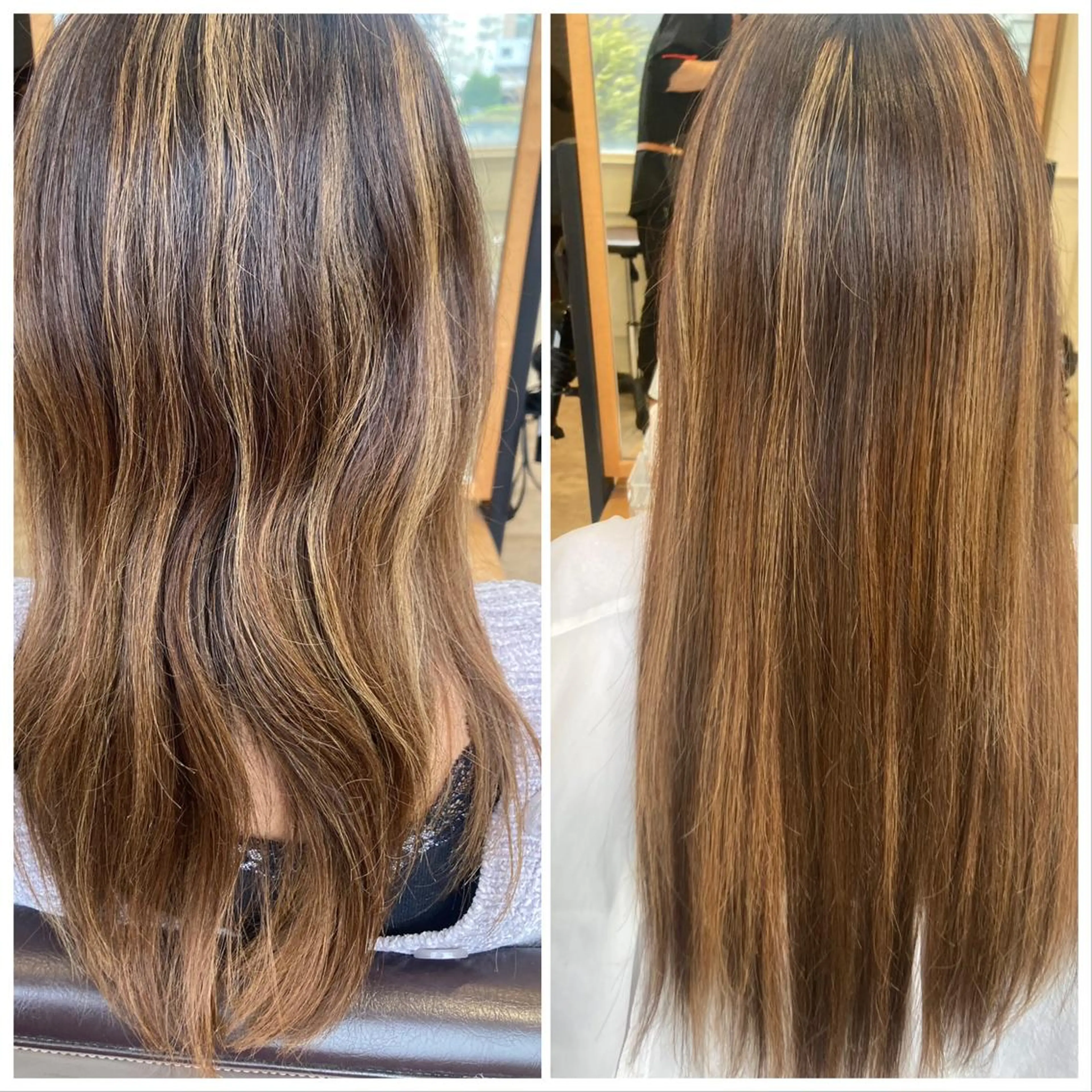 セミロング シールエクステ エクステ エクステ エクステブリーチ矯正 griFFicaのヘアスタイル