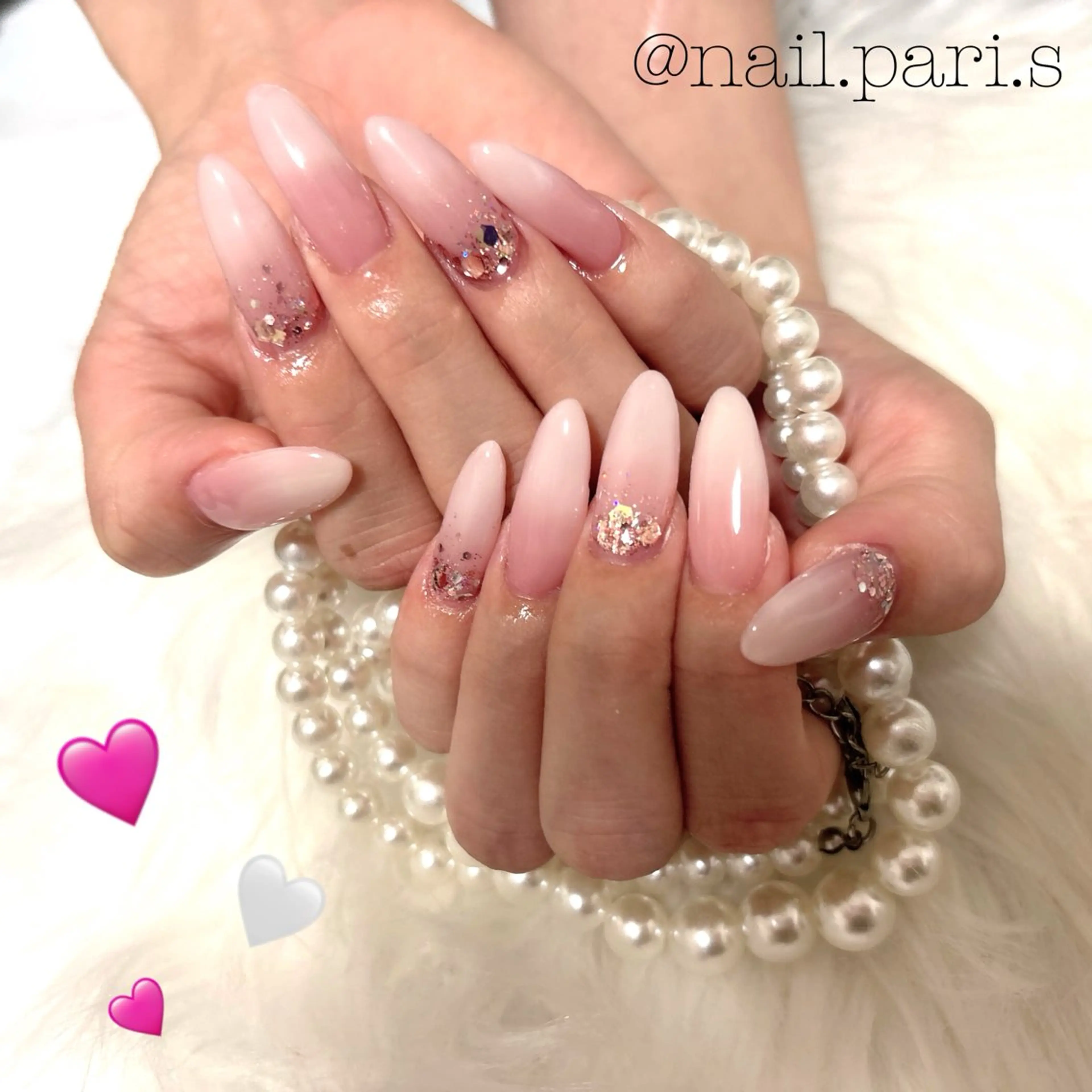 ネイル ハンドネイル ‎🤍paris nail🖤のネイルデザイン